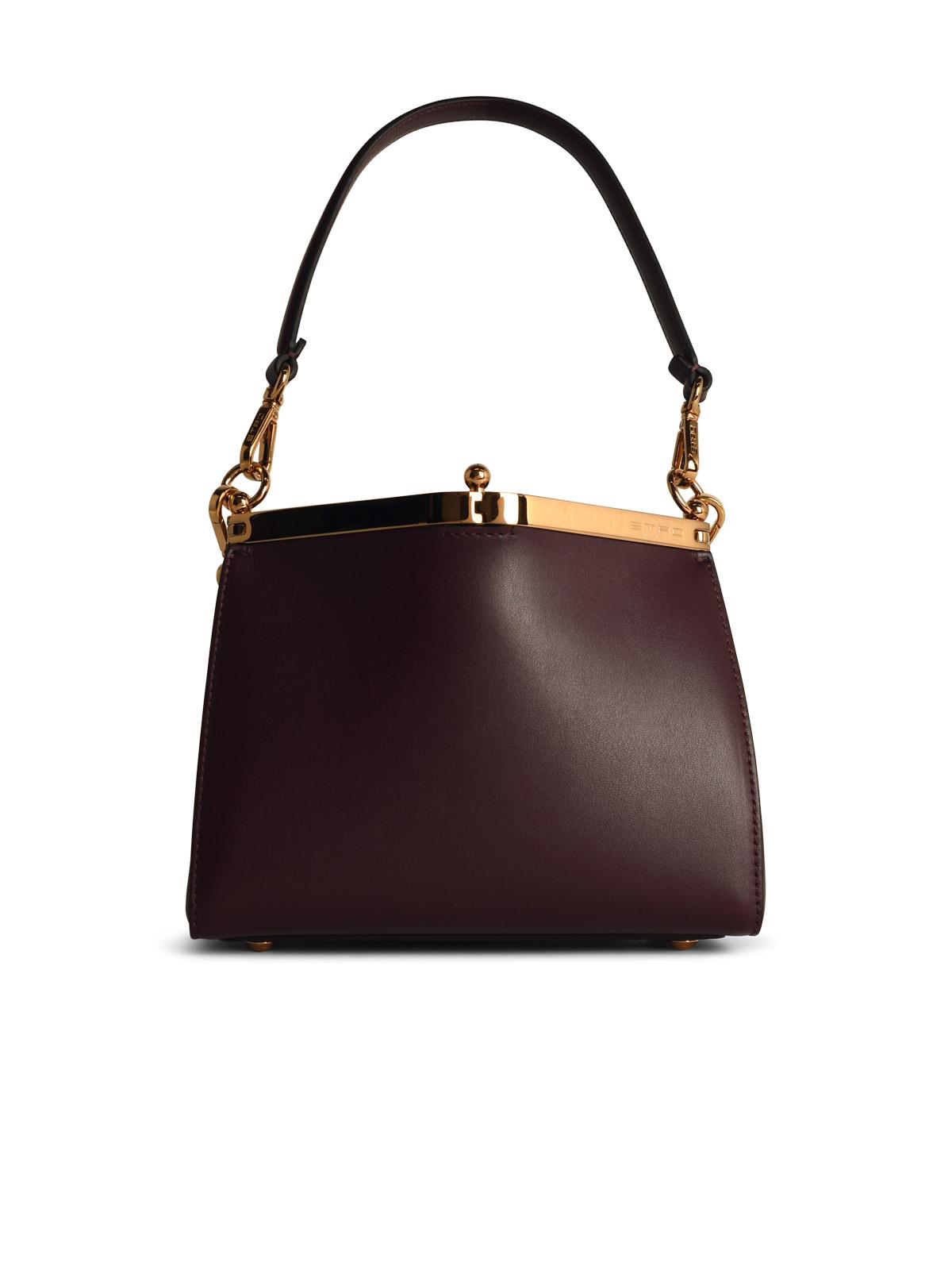 Etro Small 'Vela' Burgundy Leather Bag Woman
