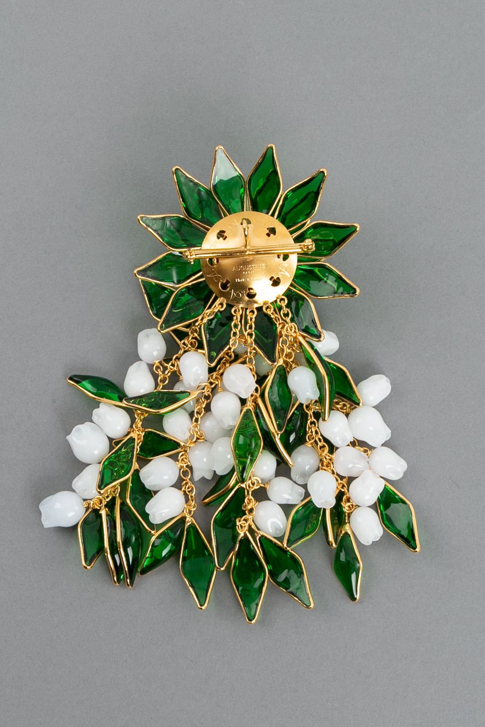 Broche pendentif muguet Augustine