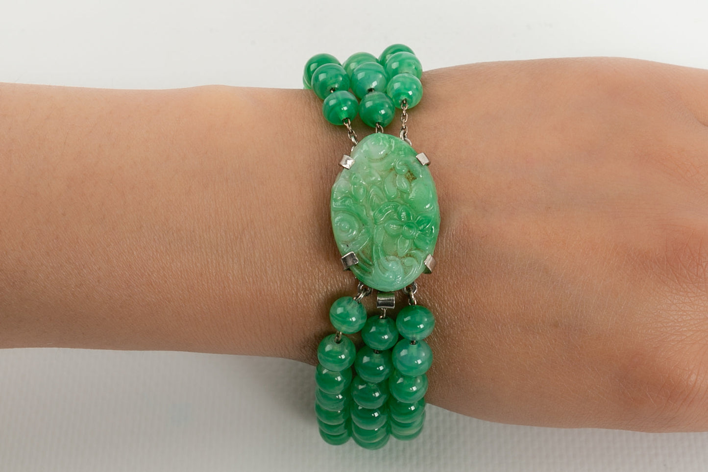 Bracelet en pâte de verre