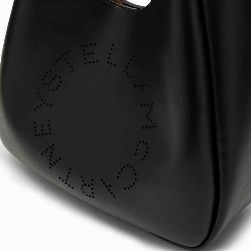 Stella Mccartney Black Logo Medium Tote Bag Women