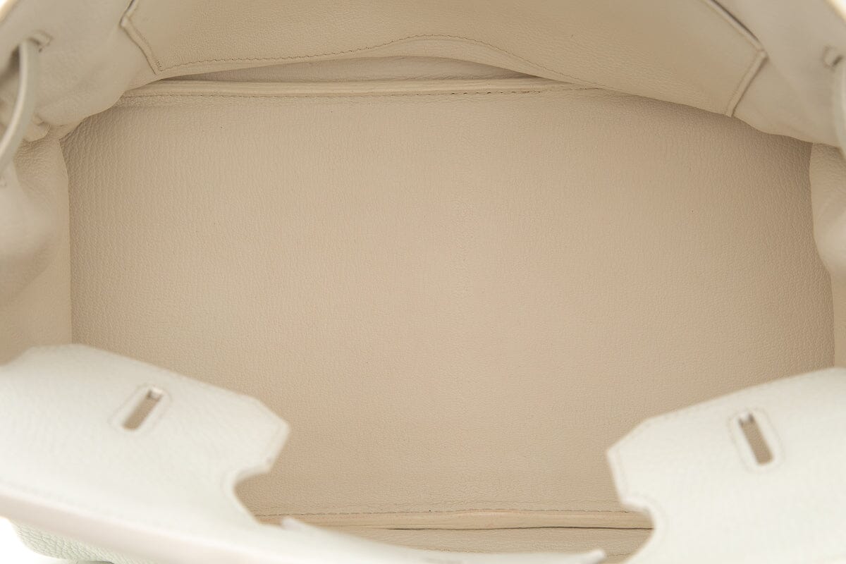 Hermès 2011 White Togo Leather Birkin 35CM Handbag