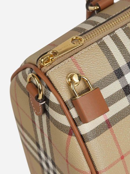 Check Medium Bowling Bag