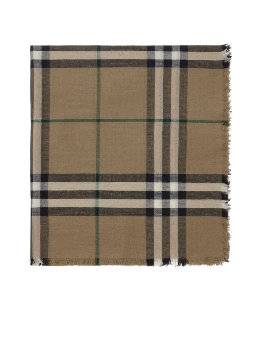Vintage Check Wool Scarf