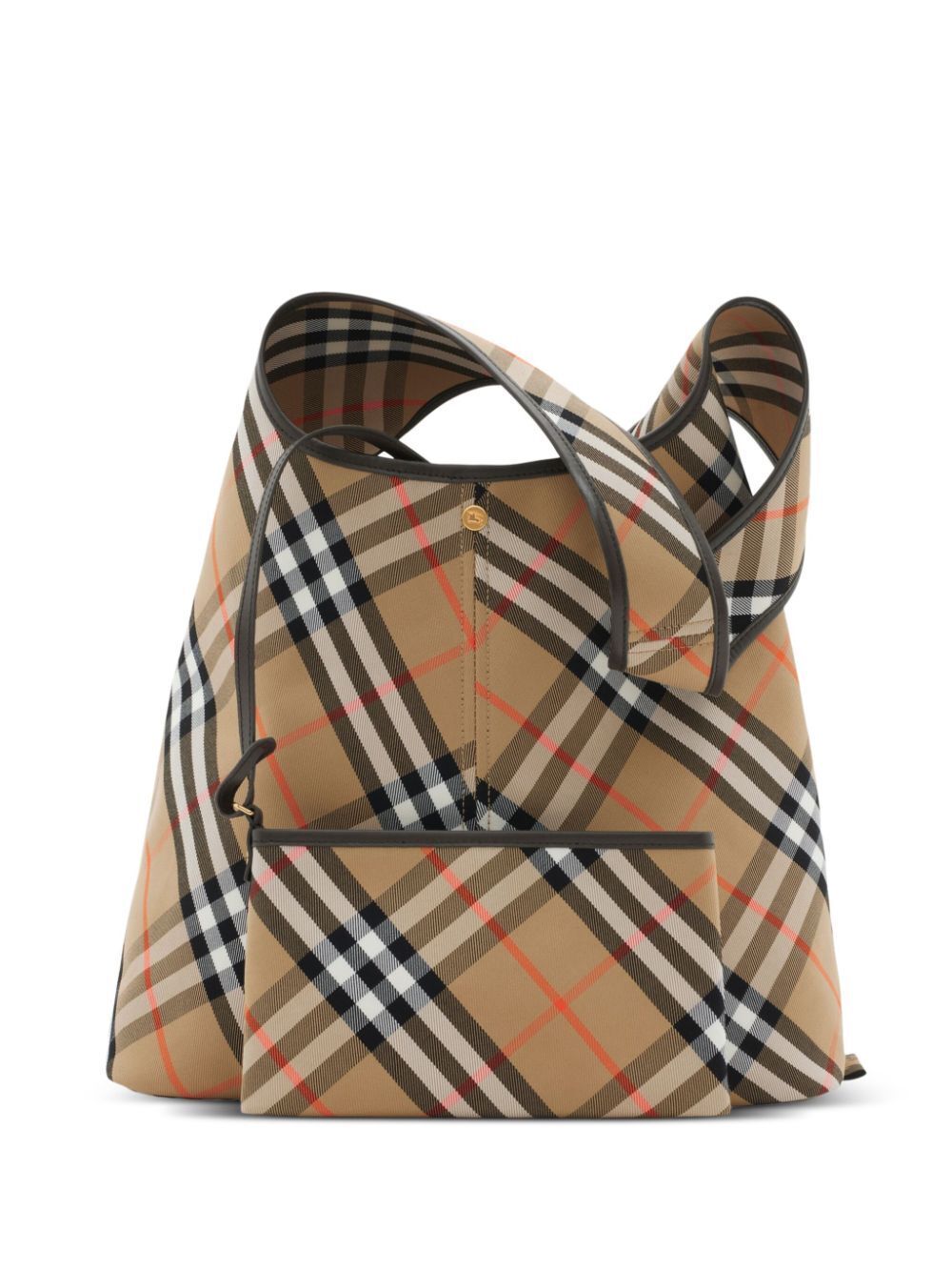 Large Check Shoulder Bag