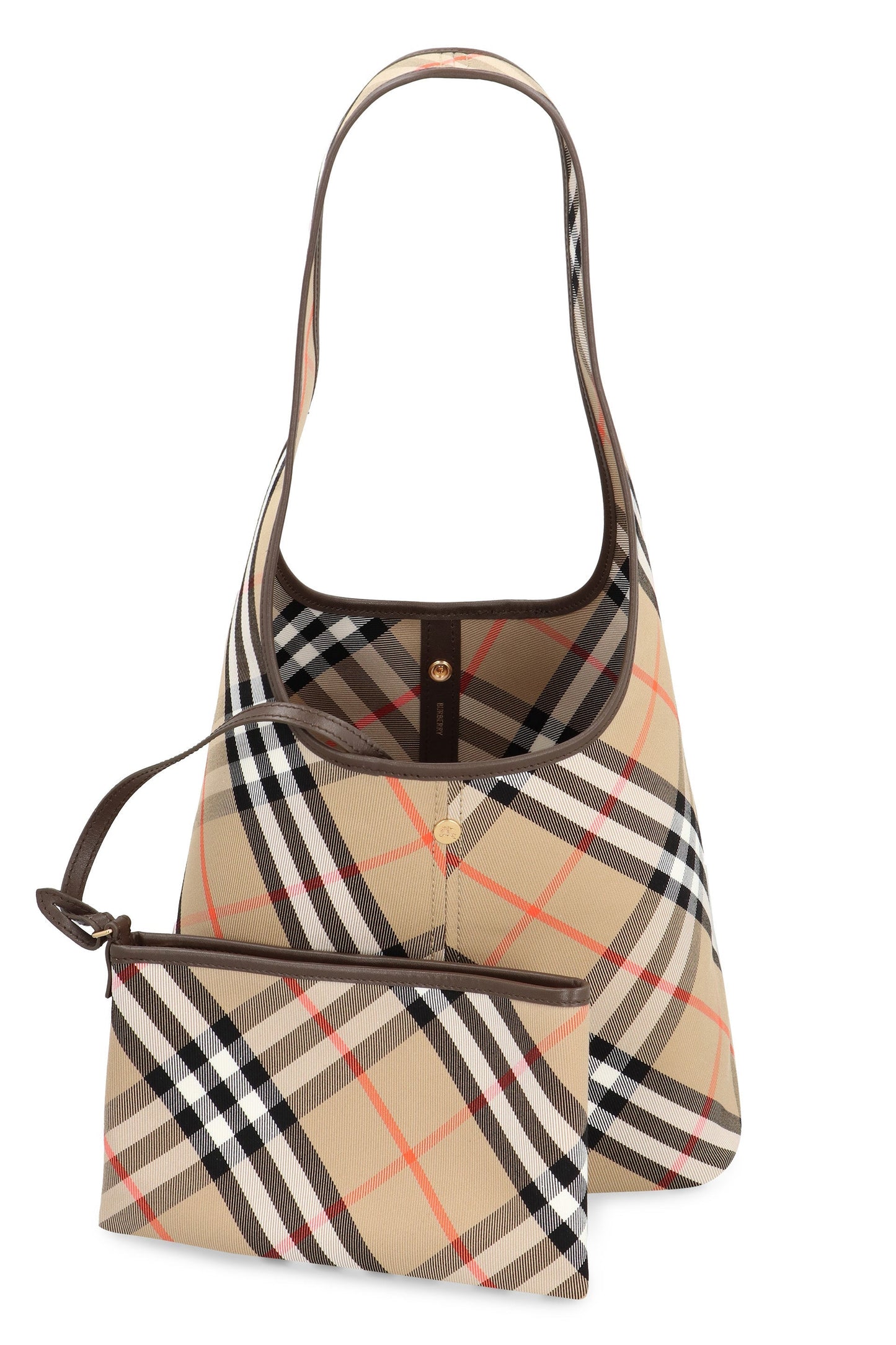 SMALL CHECK SHOULDER BAG
