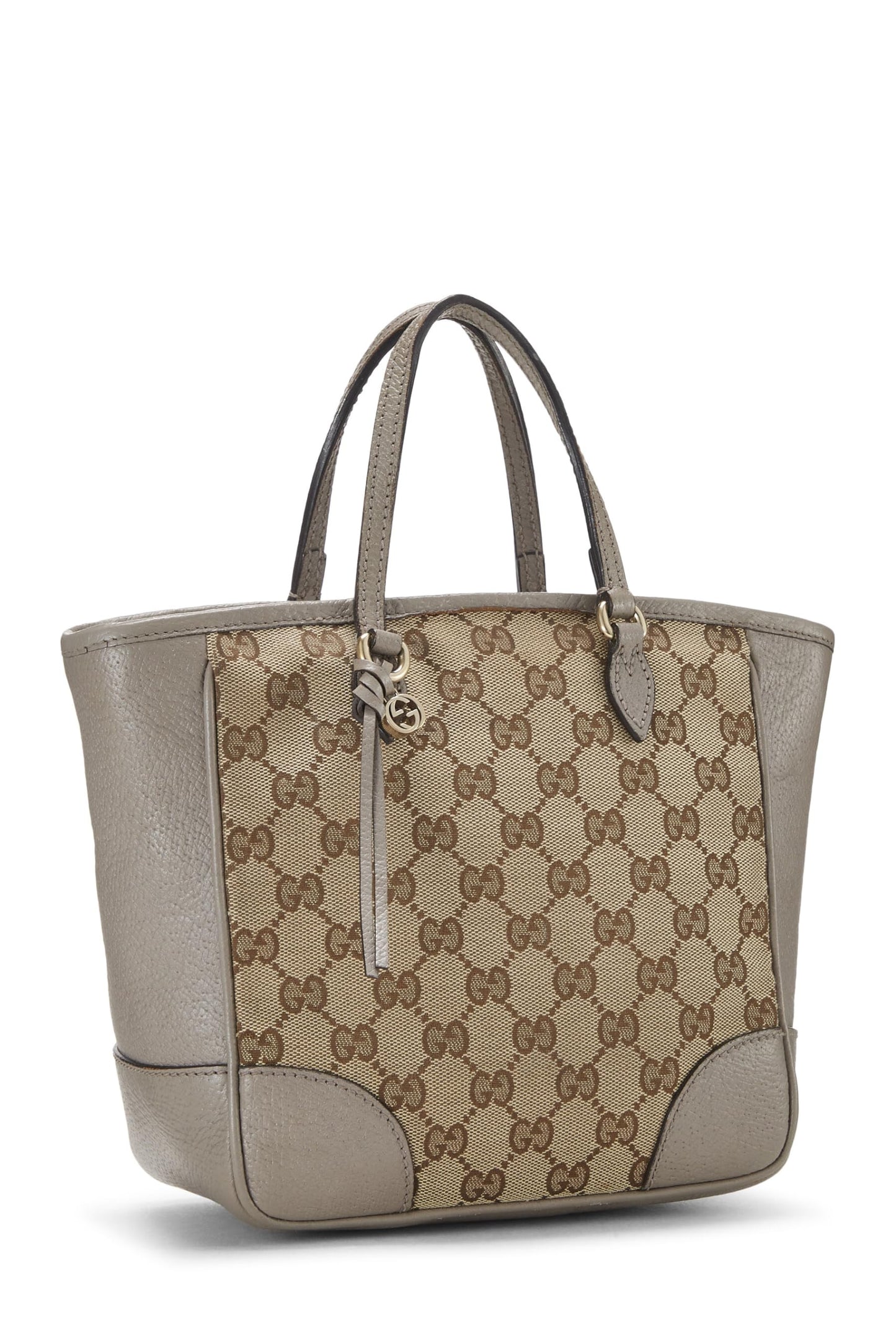 Gucci, Grey Original GG Canvas Bree Tote Small, Grey
