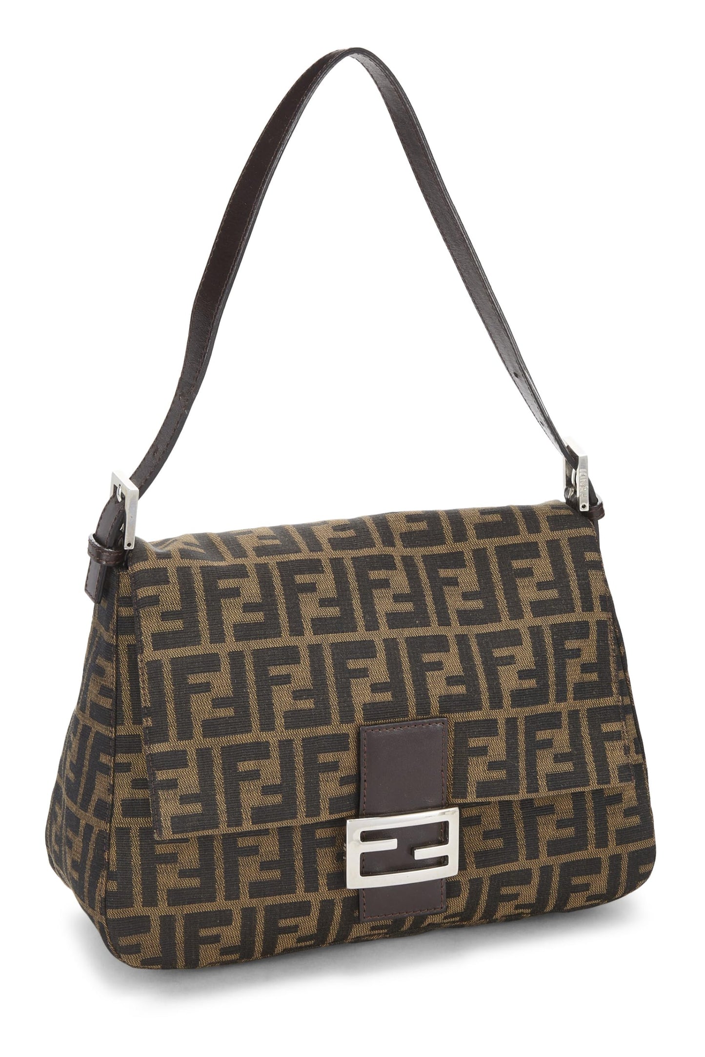 Fendi, Brown Zucca Canvas Mama, Brown