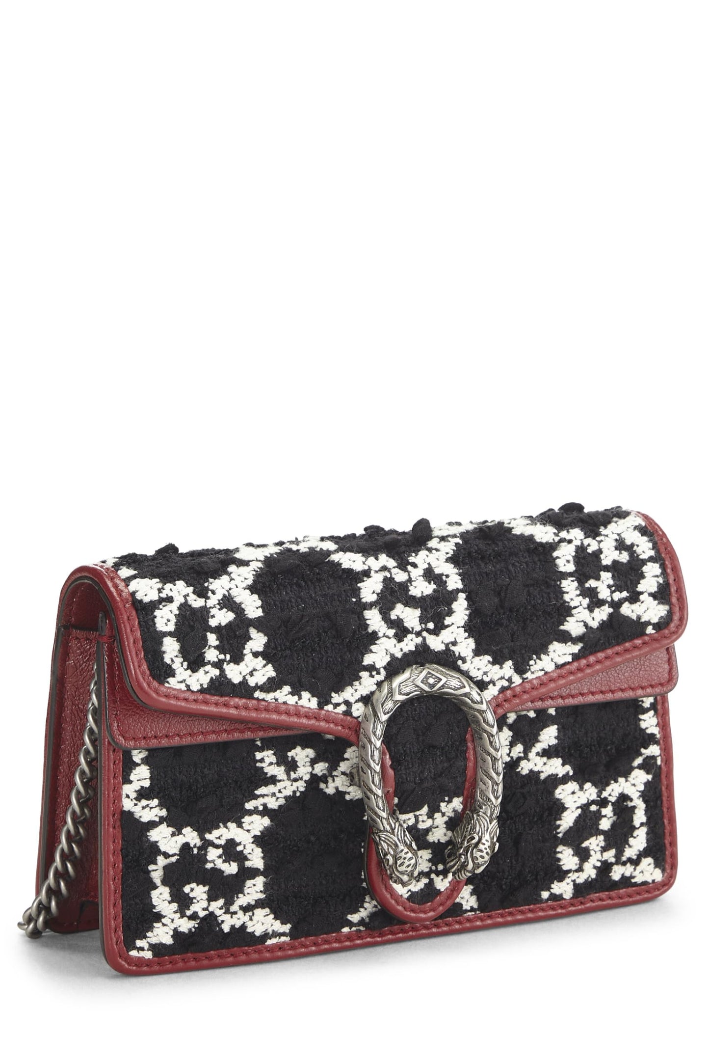Gucci, Multicolor Tweed Dionysus Crossbody Super Mini, Multi