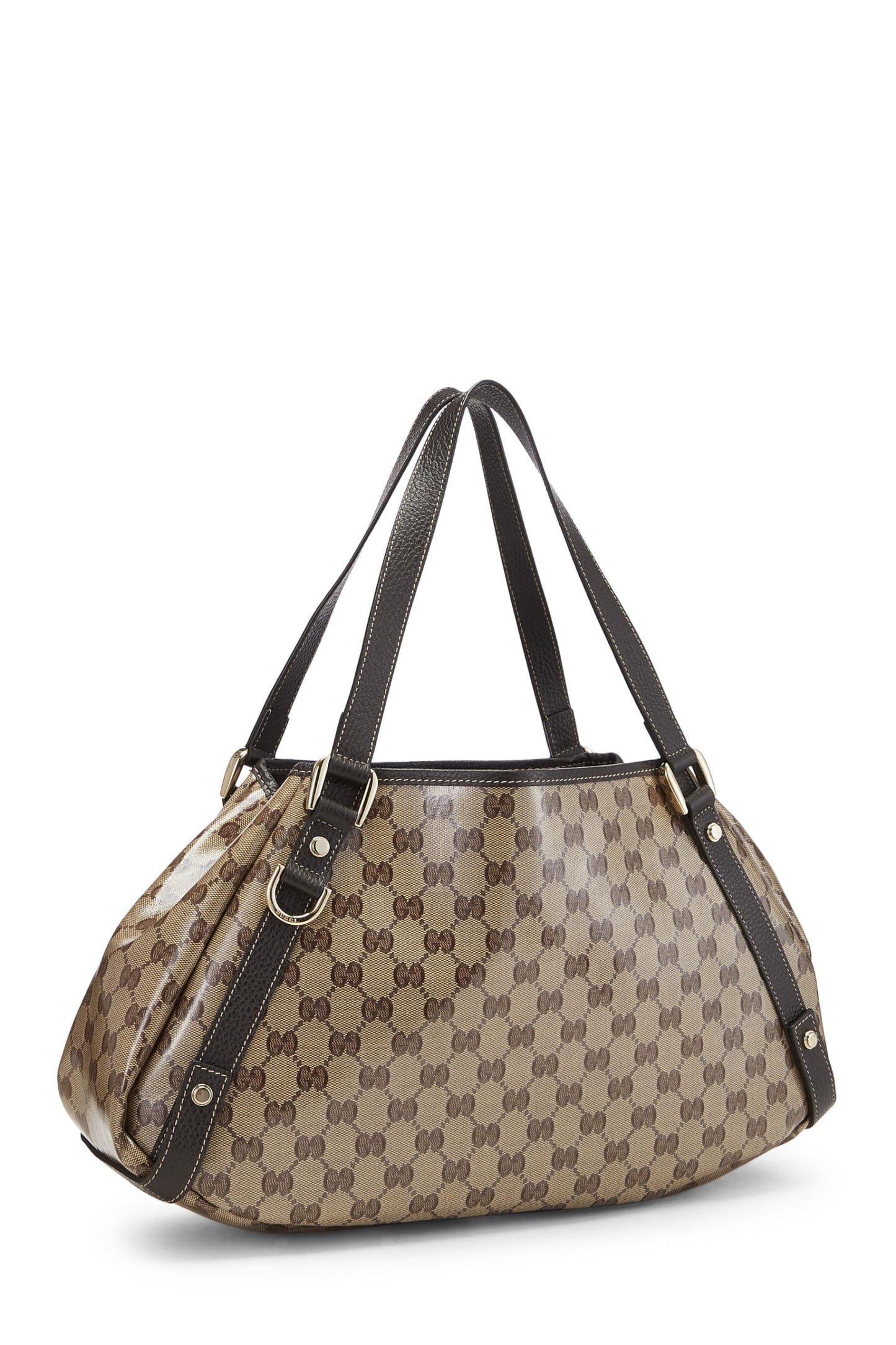 Gucci, Original GG Crystal Canvas Abbey Tote, Brown