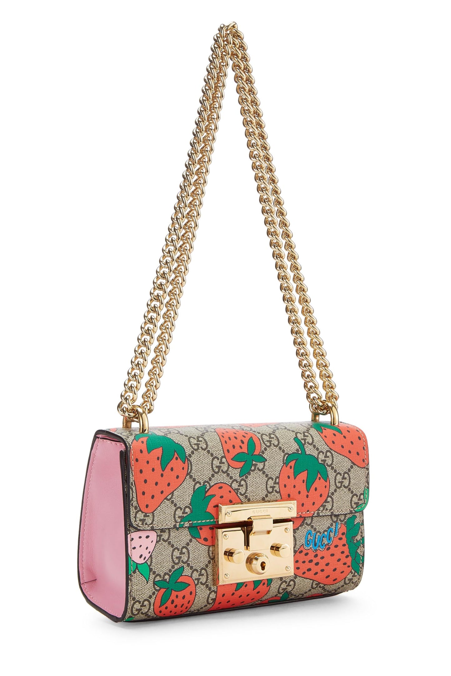 Gucci, Original GG Supreme Canvas Strawberry Shoulder Bag Small, Multi