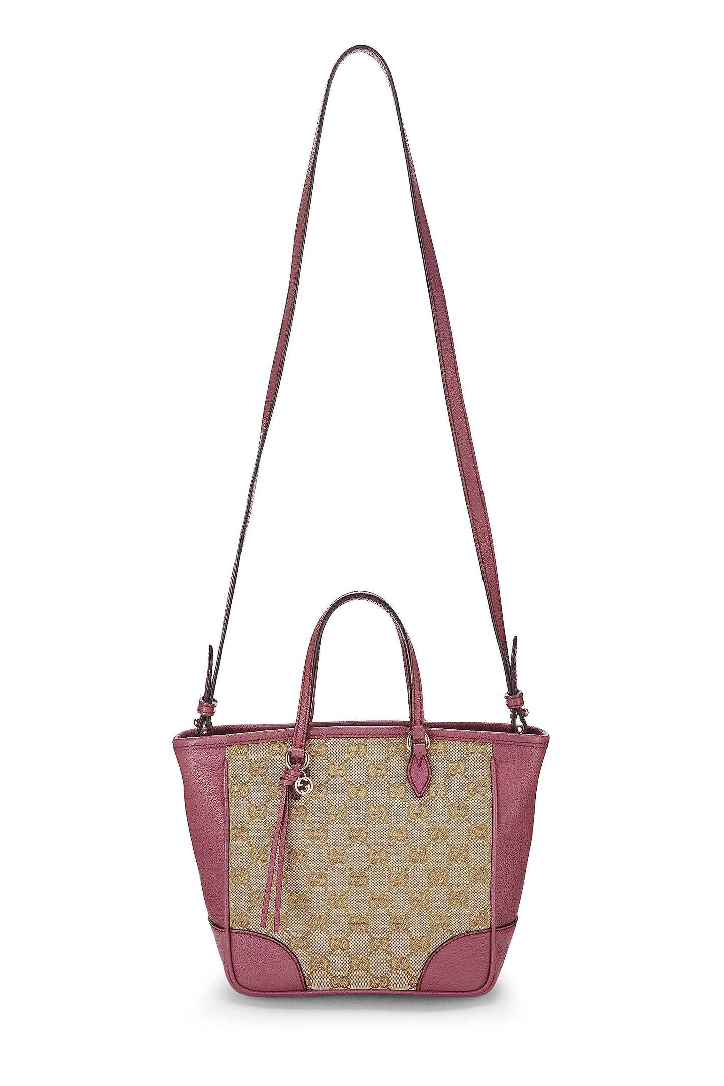 Gucci, Purple Original GG Canvas Bree Top Handle Tote Small, Purple