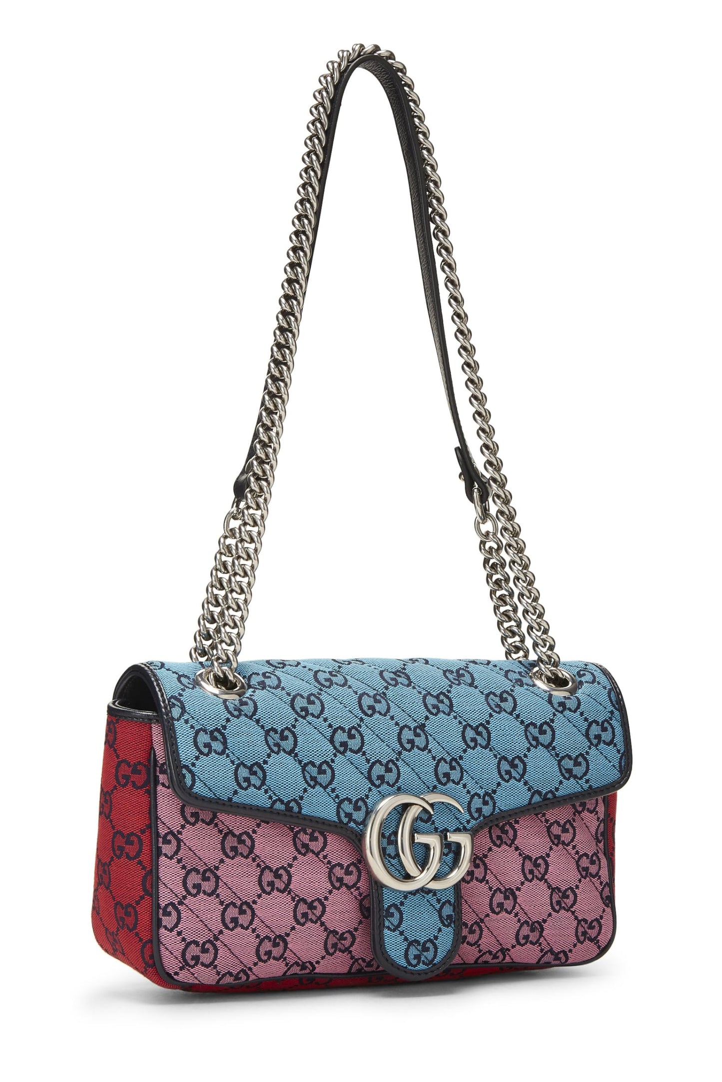 Gucci, Multicolor GG Canvas Marmont Shoulder Bag Small, Multi