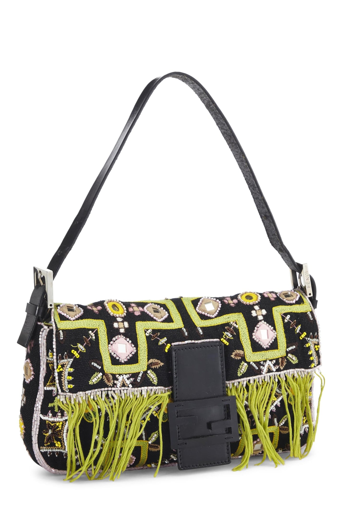 Fendi, Multicolor Embellished Baguette, Multi
