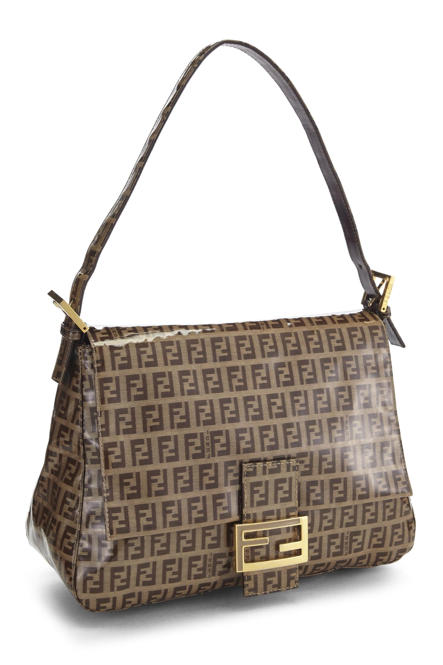Fendi, Brown Zucchino Vinyl Mama, Brown
