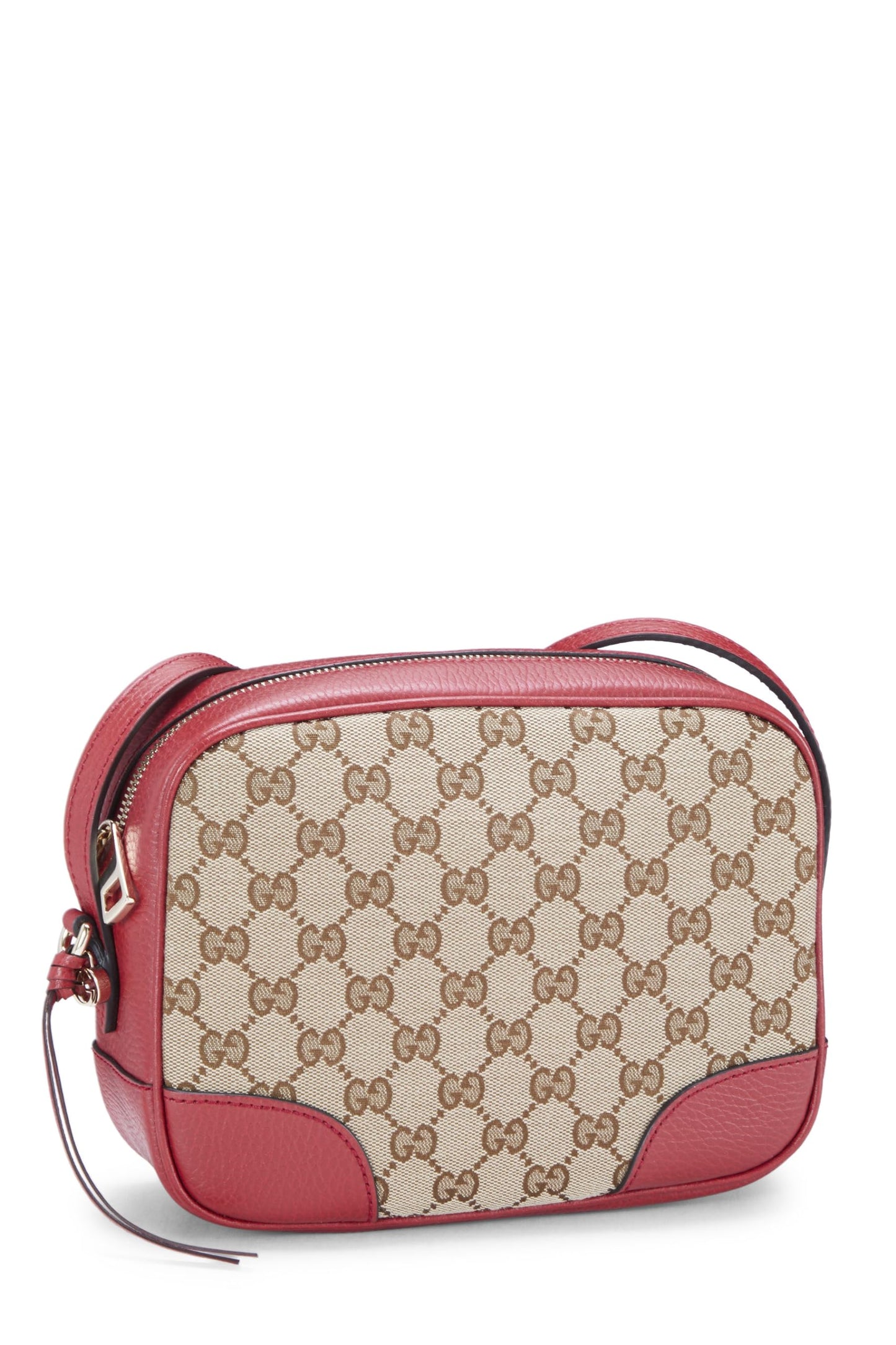Gucci, Red Original GG Canvas Bree Crossbody, Red