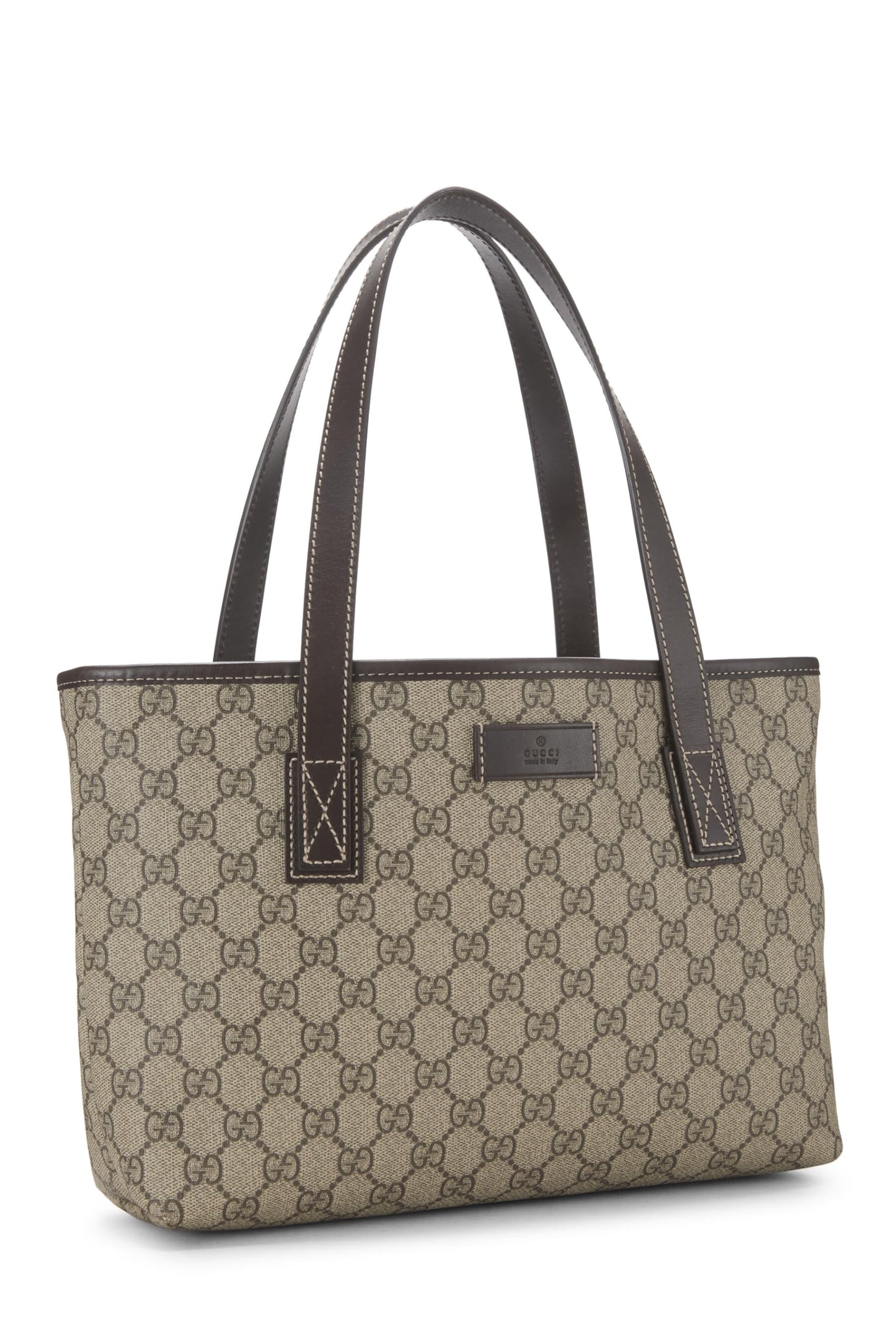 Gucci, Original GG Supreme Canvas Tote Small, Brown