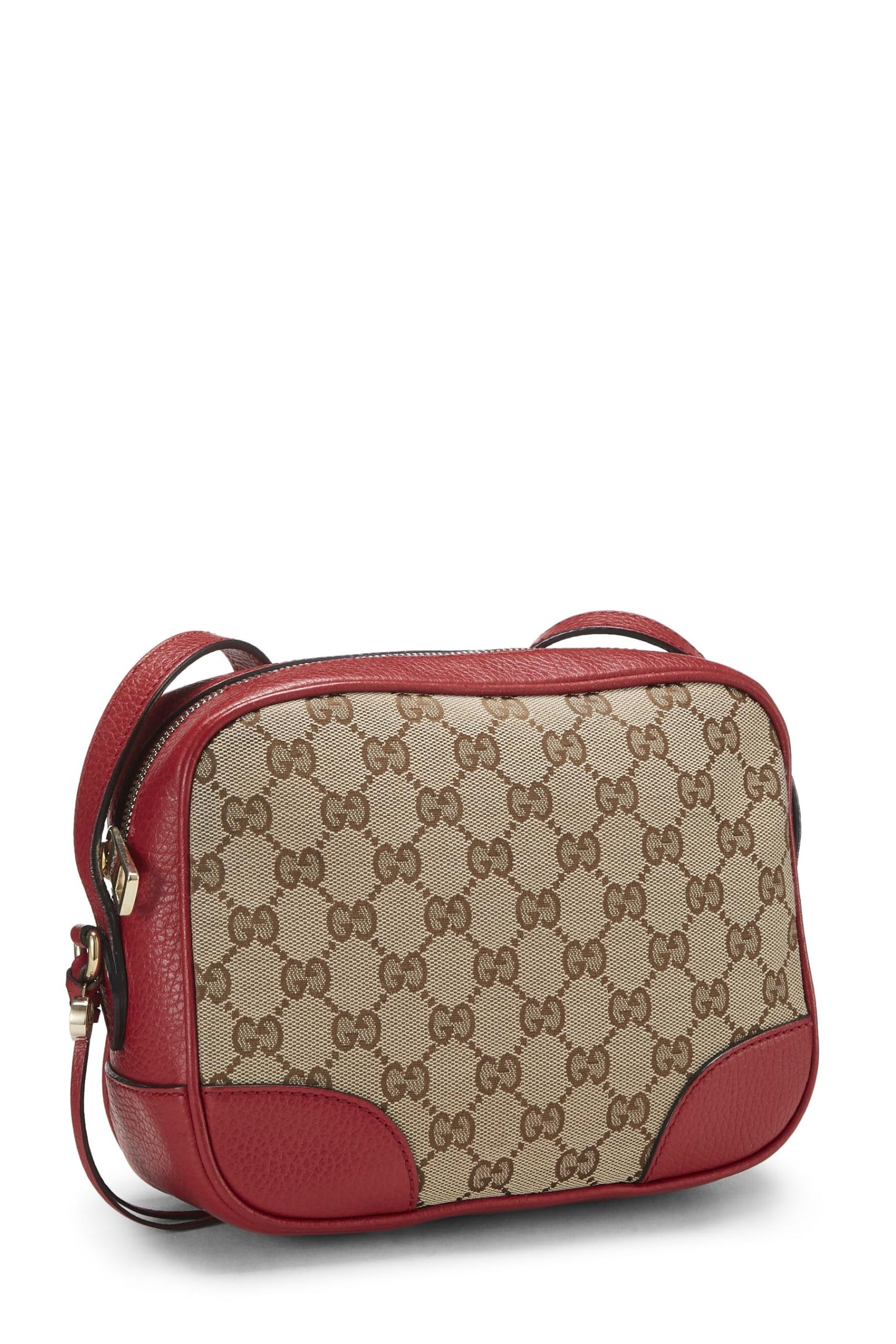 Gucci, Red Original GG Canvas Bree Crossbody Mini, Red