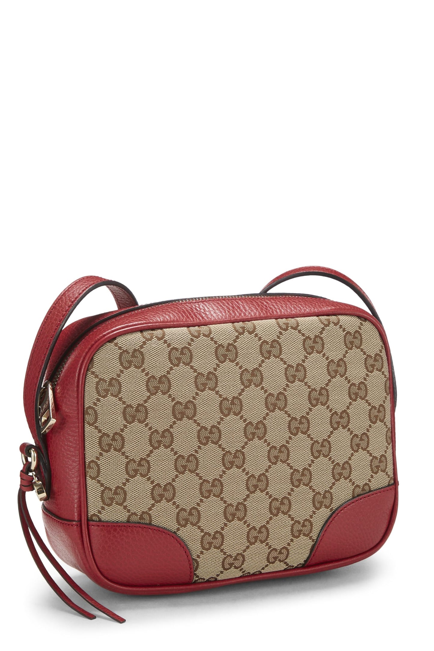 Gucci, Red Original GG Canvas Bree Crossbody, Red