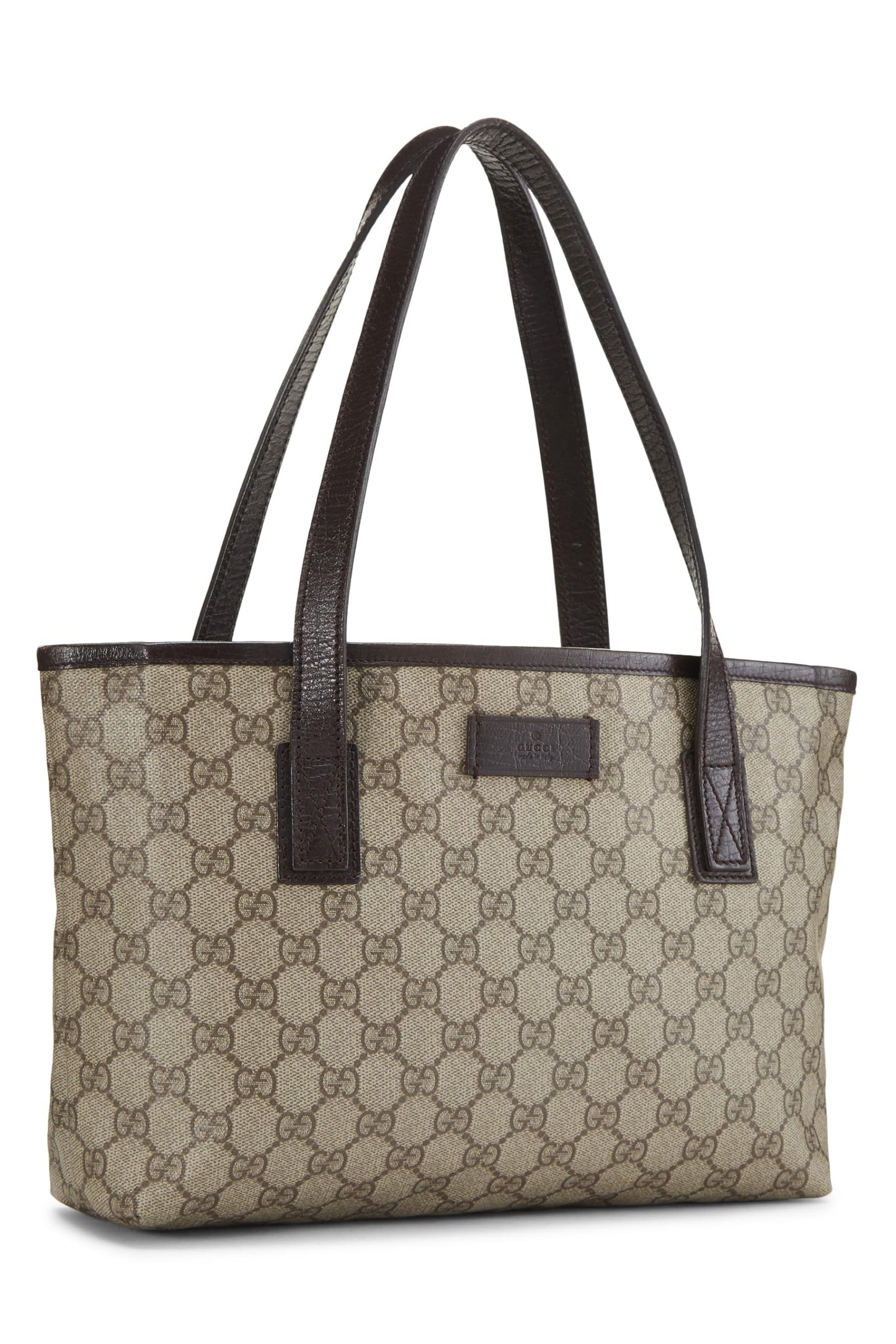 Gucci, Original GG Supreme Canvas Tote Small, Brown