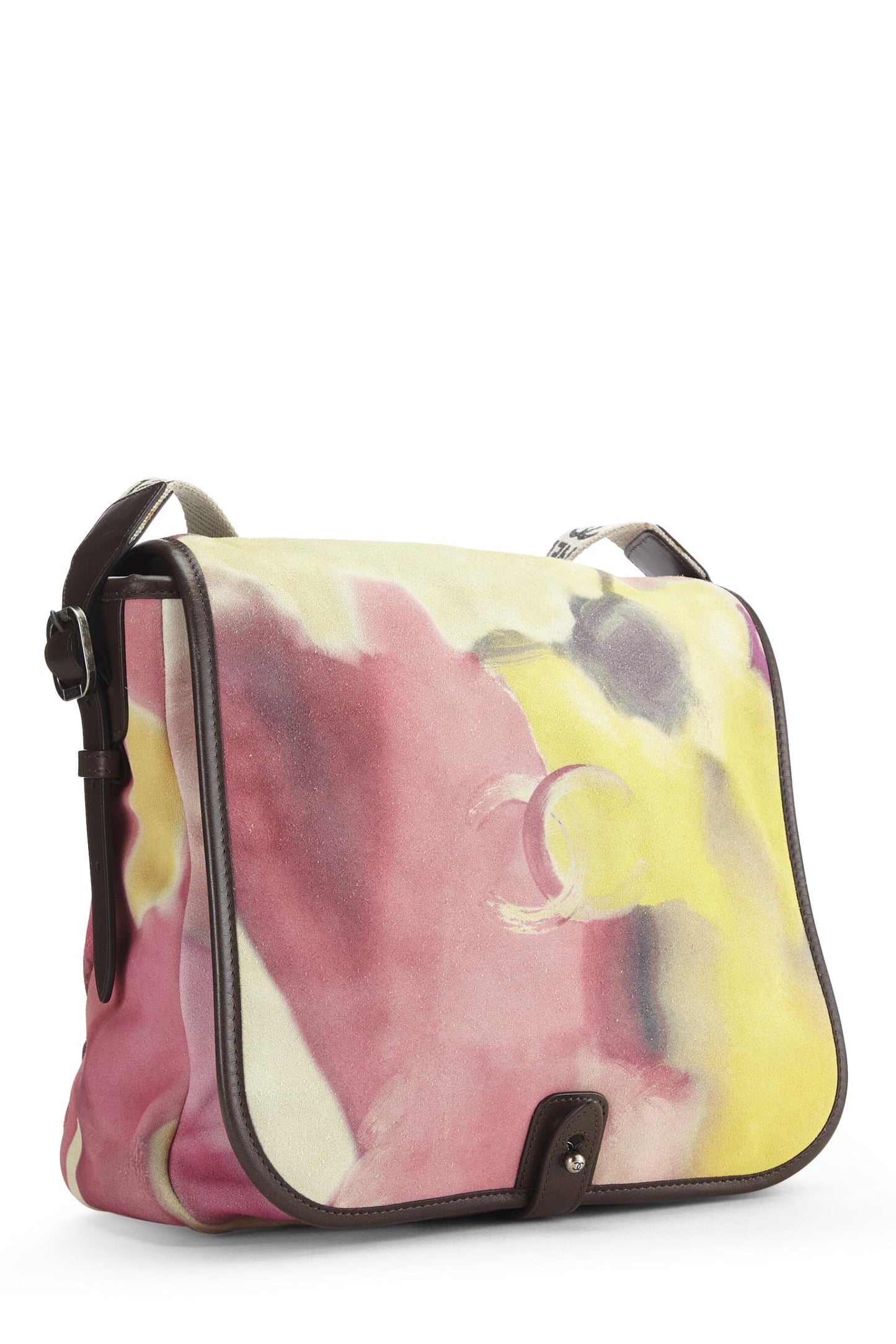 Chanel, Multicolor Suede Flower Power Messenger, Multi