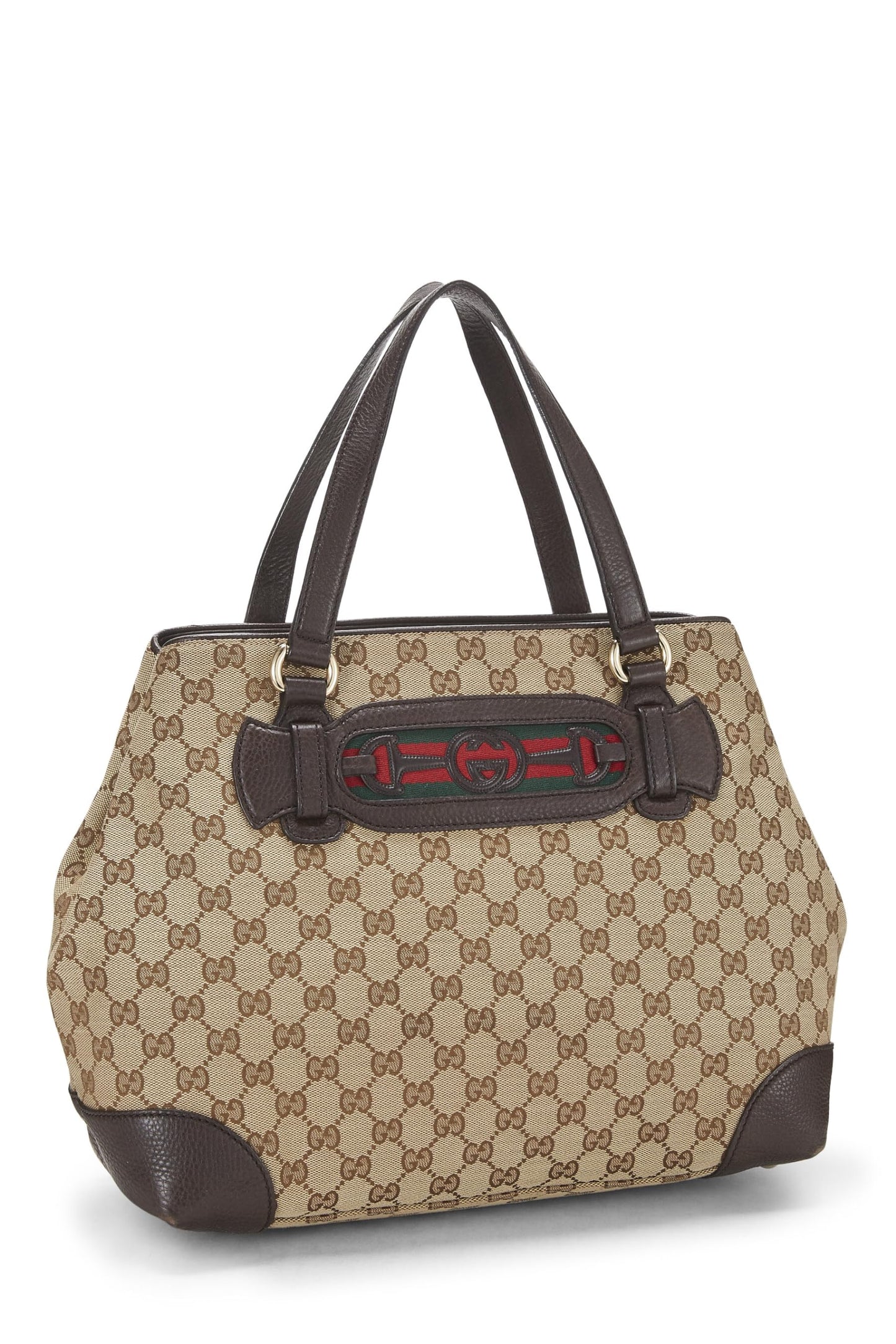 Gucci, Original GG Canvas Dressage Tote Bag, Brown