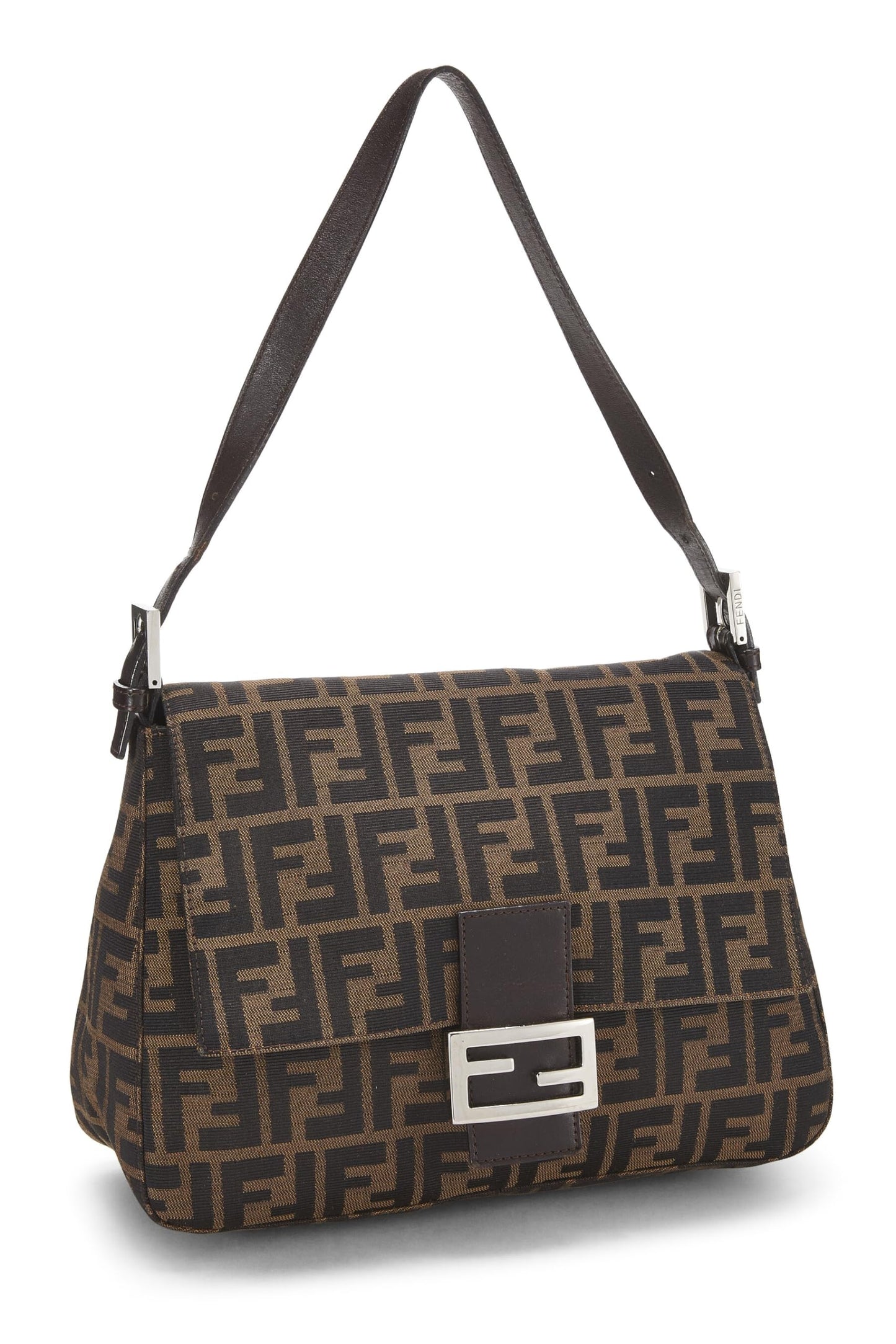 Fendi, Brown Zucca Canvas Mama, Brown