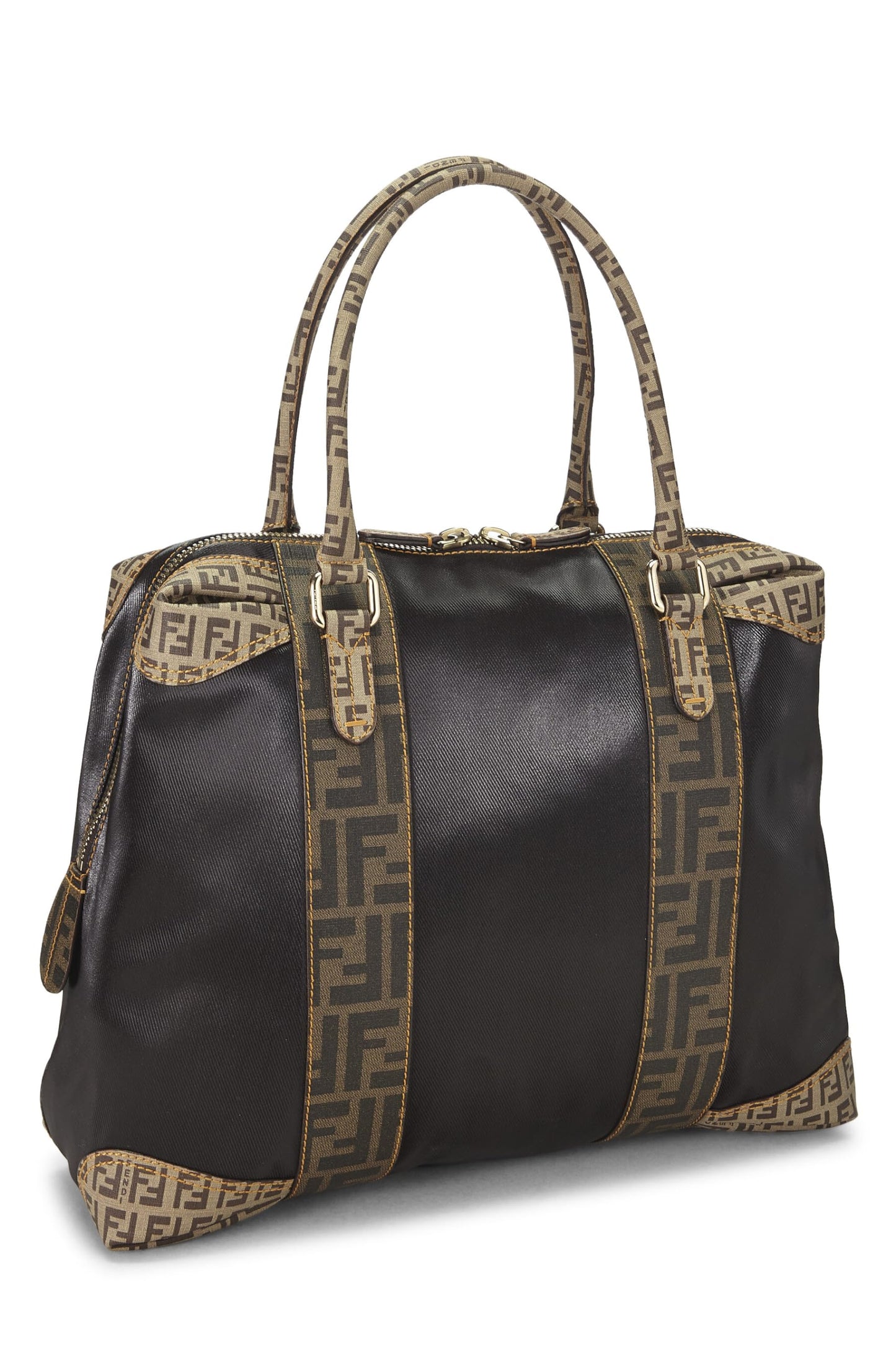 Fendi, Black Zucca Nylon Tote Large, Black