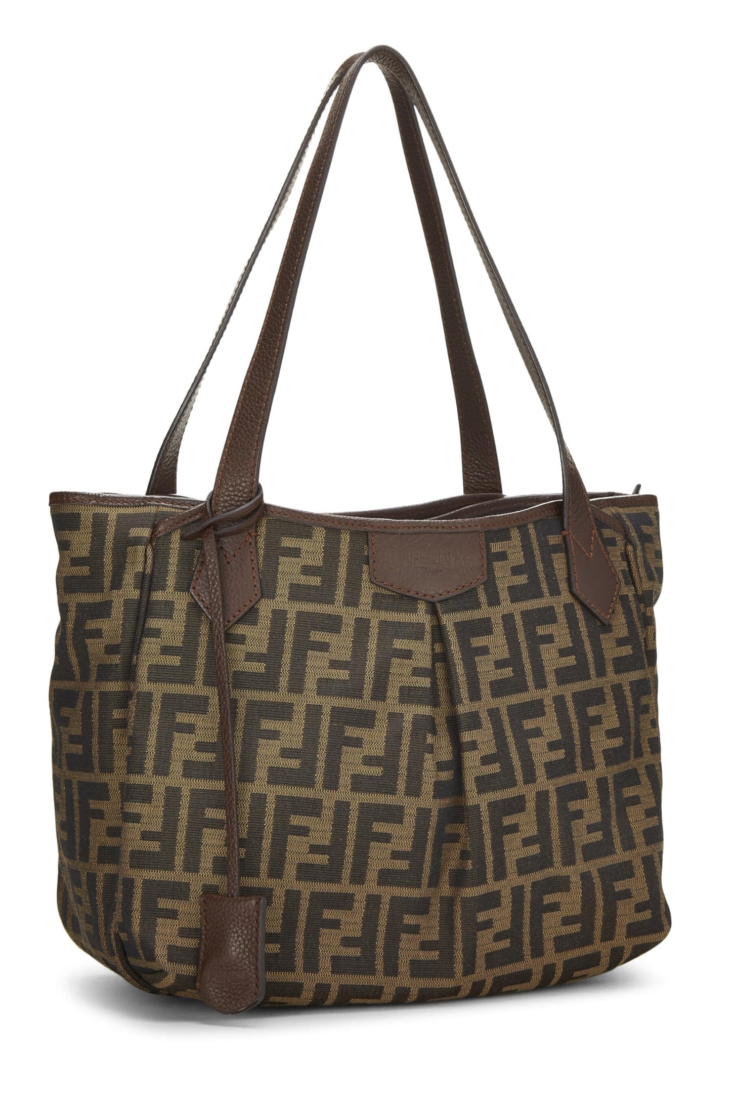 Fendi, Brown Zucca Canvas Grand Shopping Tote Medium, Brown