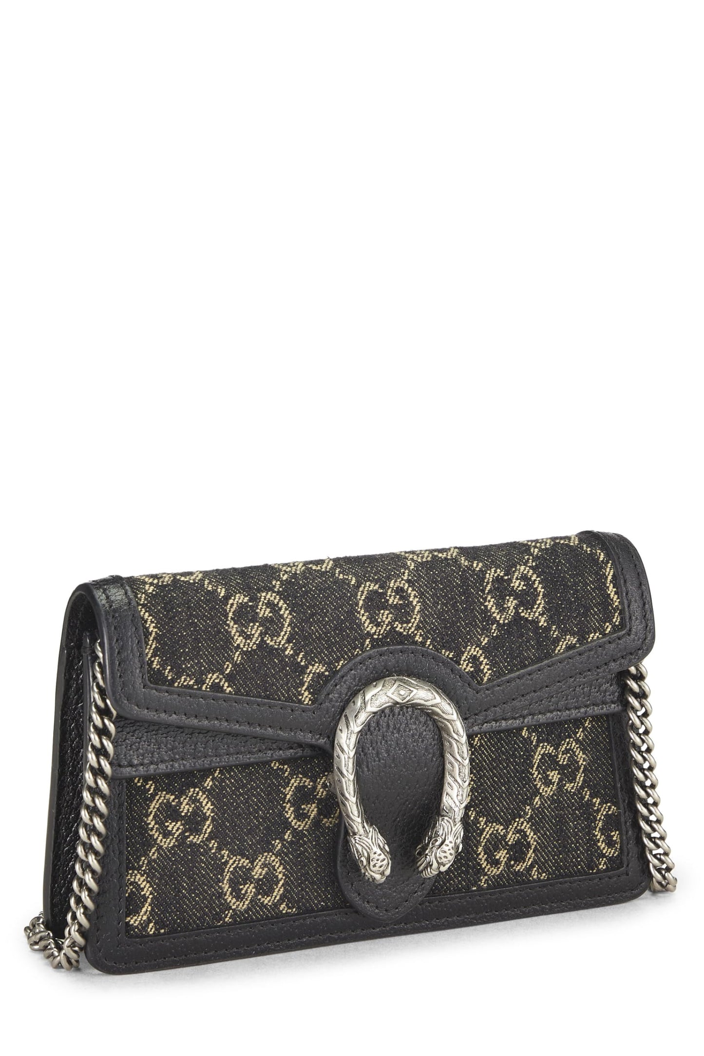 Gucci, Blakck Dionysus Shoulder Bag Super Mini, Black
