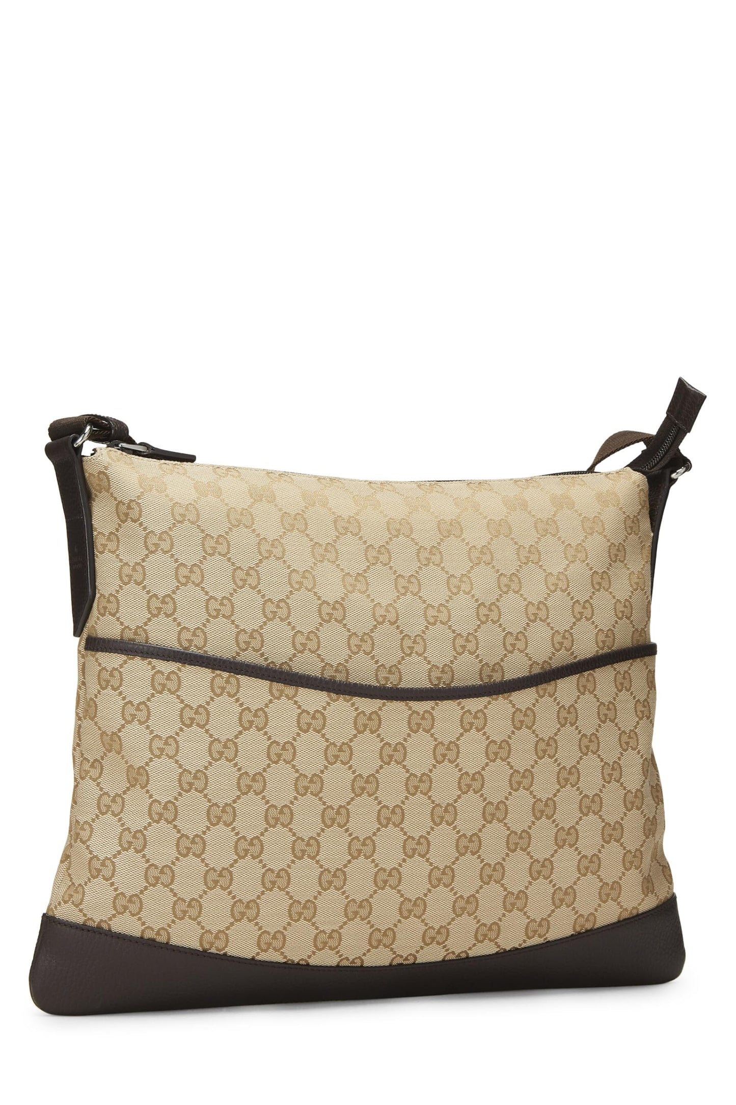 Gucci, Original GG Canvas Pocket Messenger Large, Brown