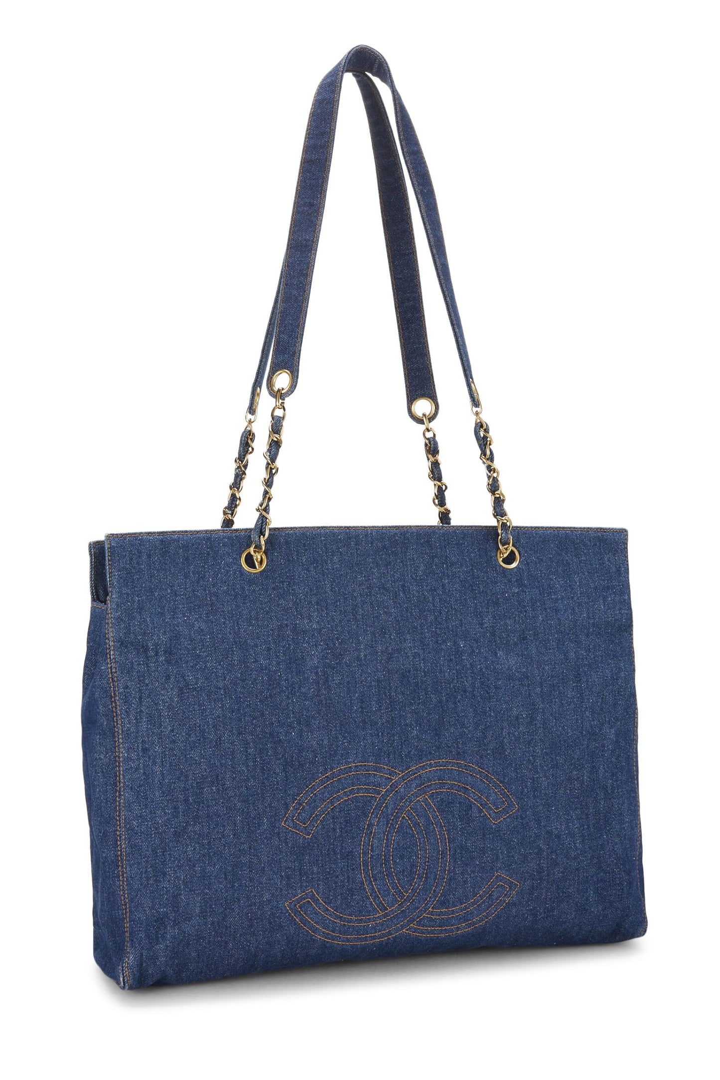 Chanel, Blue Denim Timeless 'CC' Tote, Blue