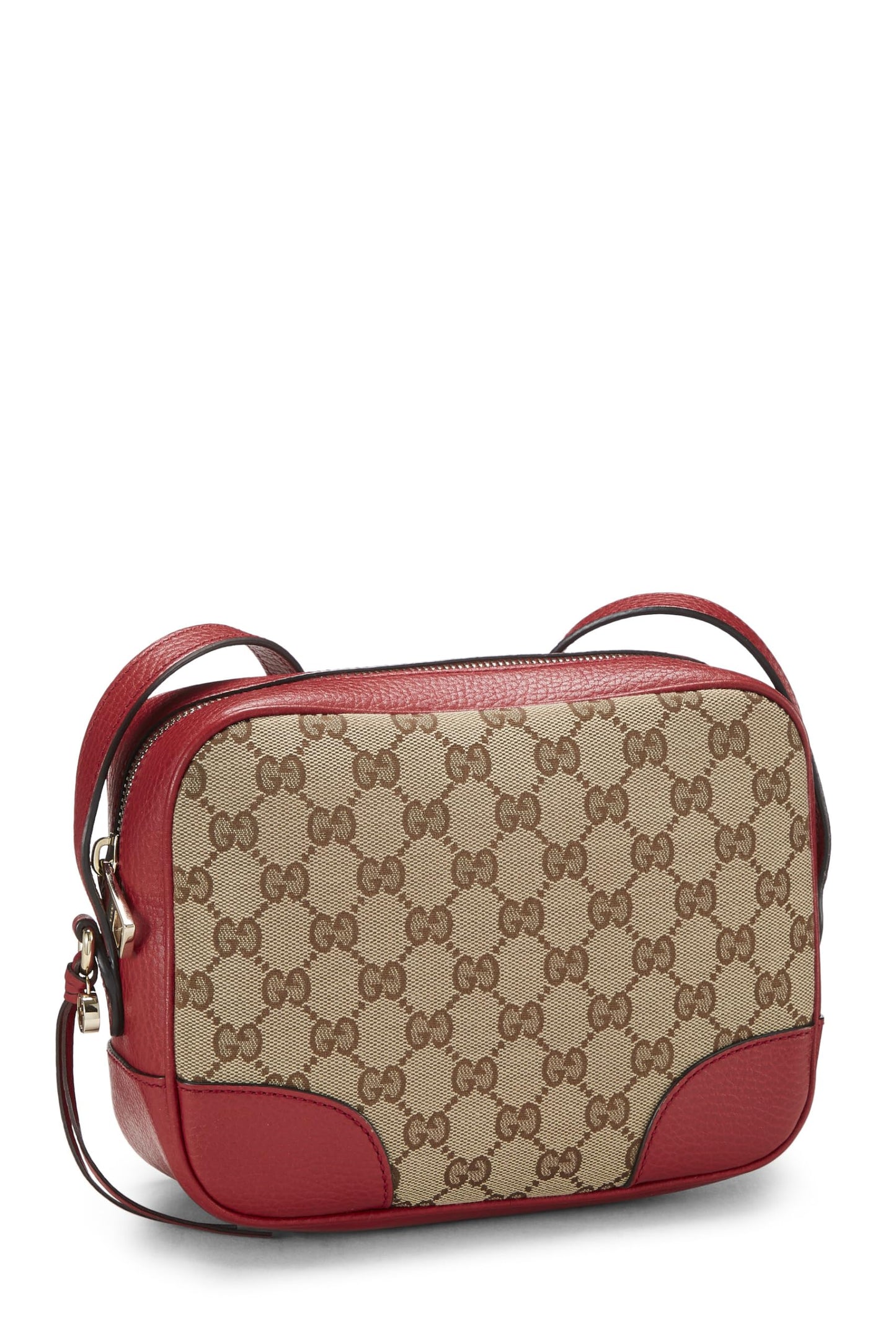 Gucci, Red Original GG Canvas Bree Crossbody, Red