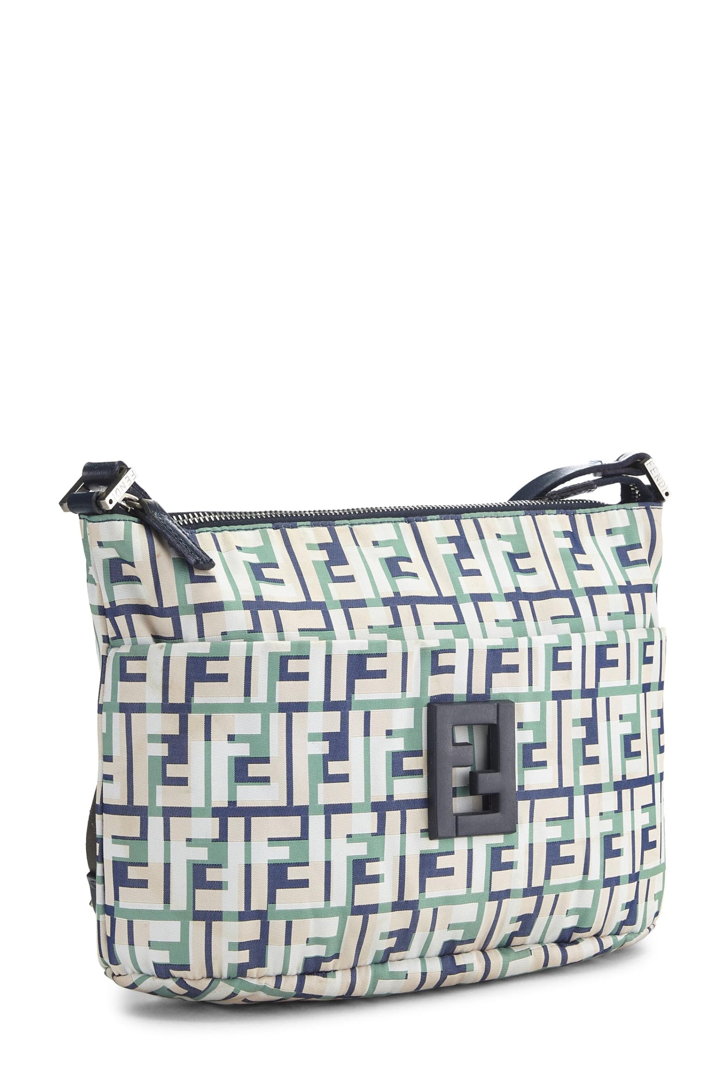 Fendi, Multicolor Nylon Zucchino Shoulder Bag, Multi