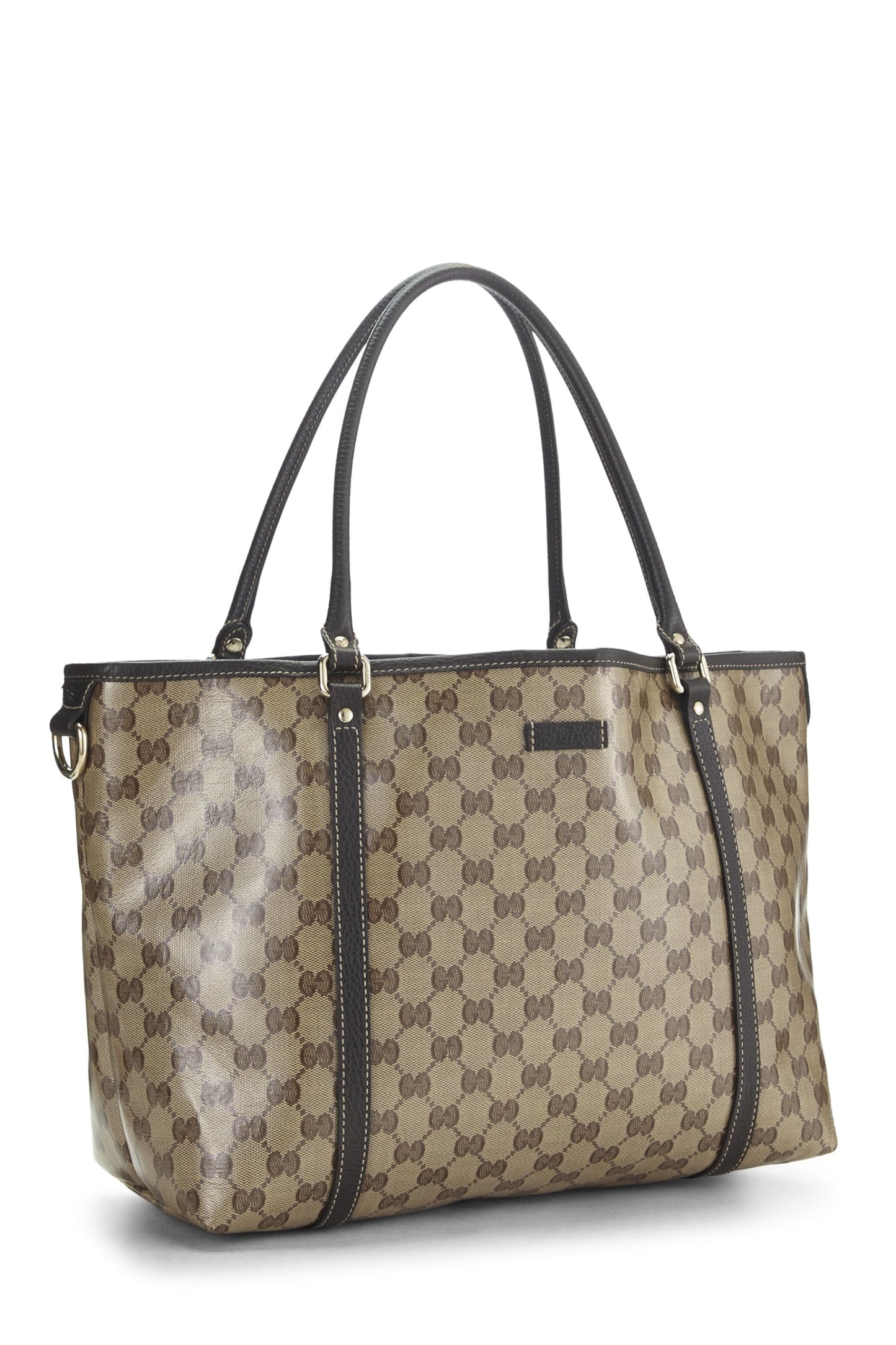 Gucci, Brown GG Crystal Canvas Joy Tote, Brown