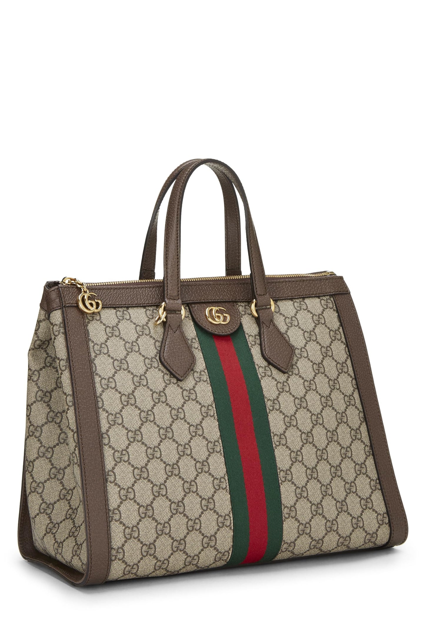 Gucci, Original GG Supreme Canvas Ophidia Tote Medium, Brown