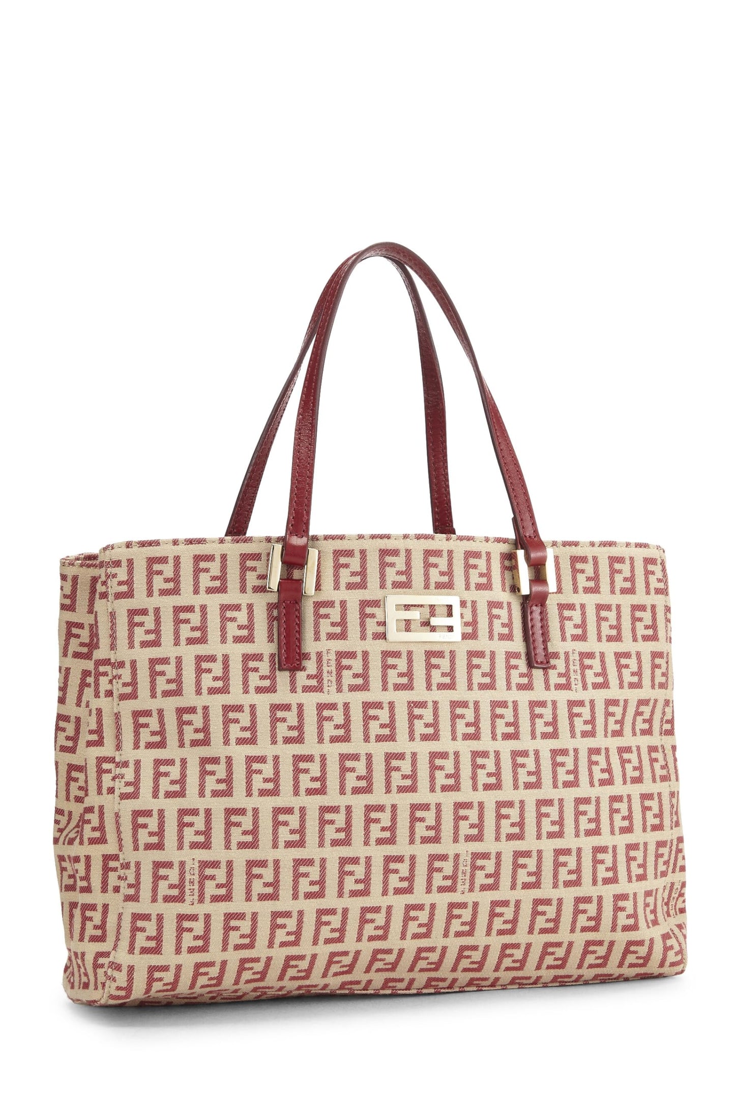 Fendi, Red Zucchino Tote Small, Red