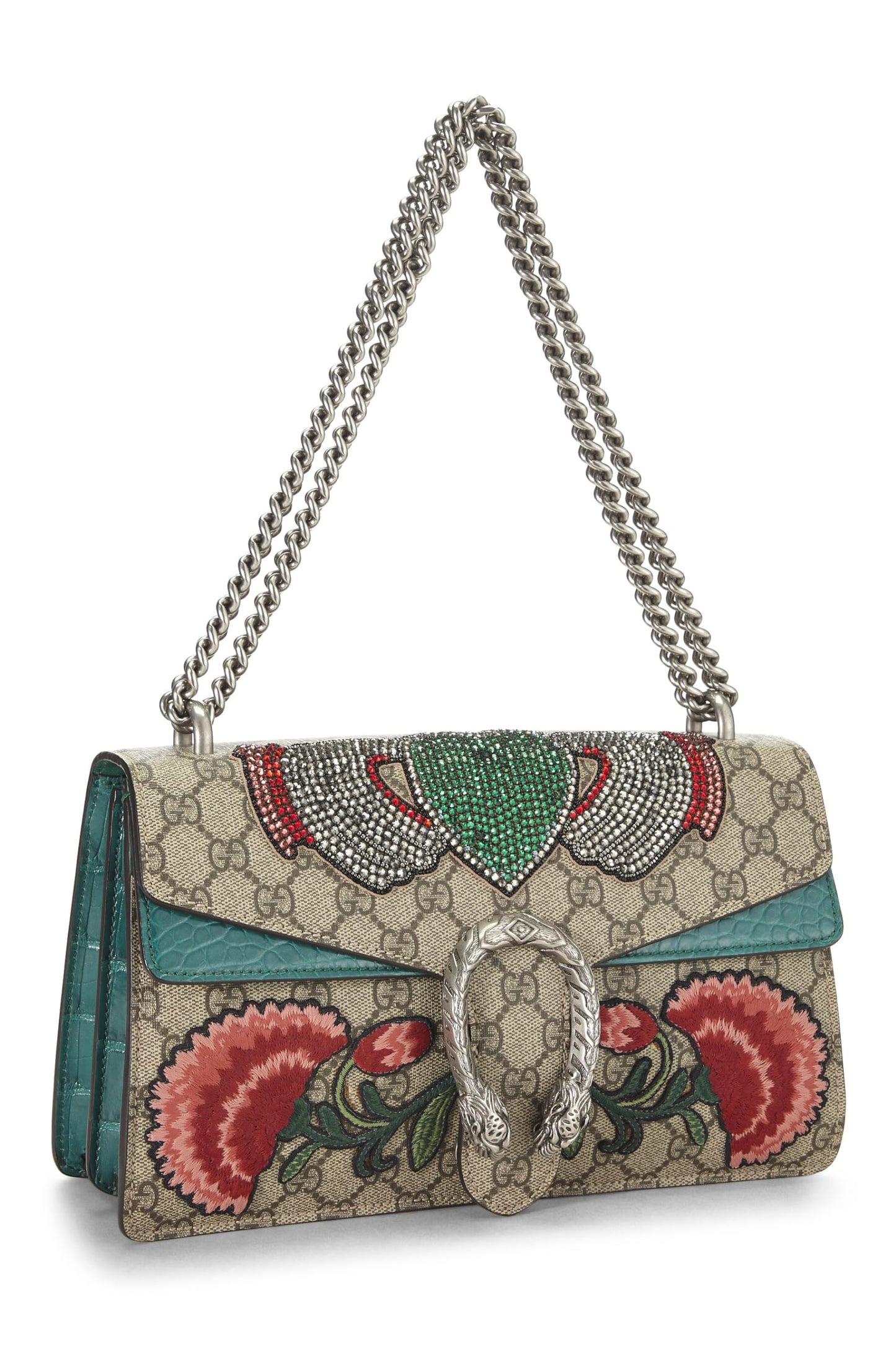 Gucci, Original GG Supreme Canvas Embroidered Dionysus Small, Multi