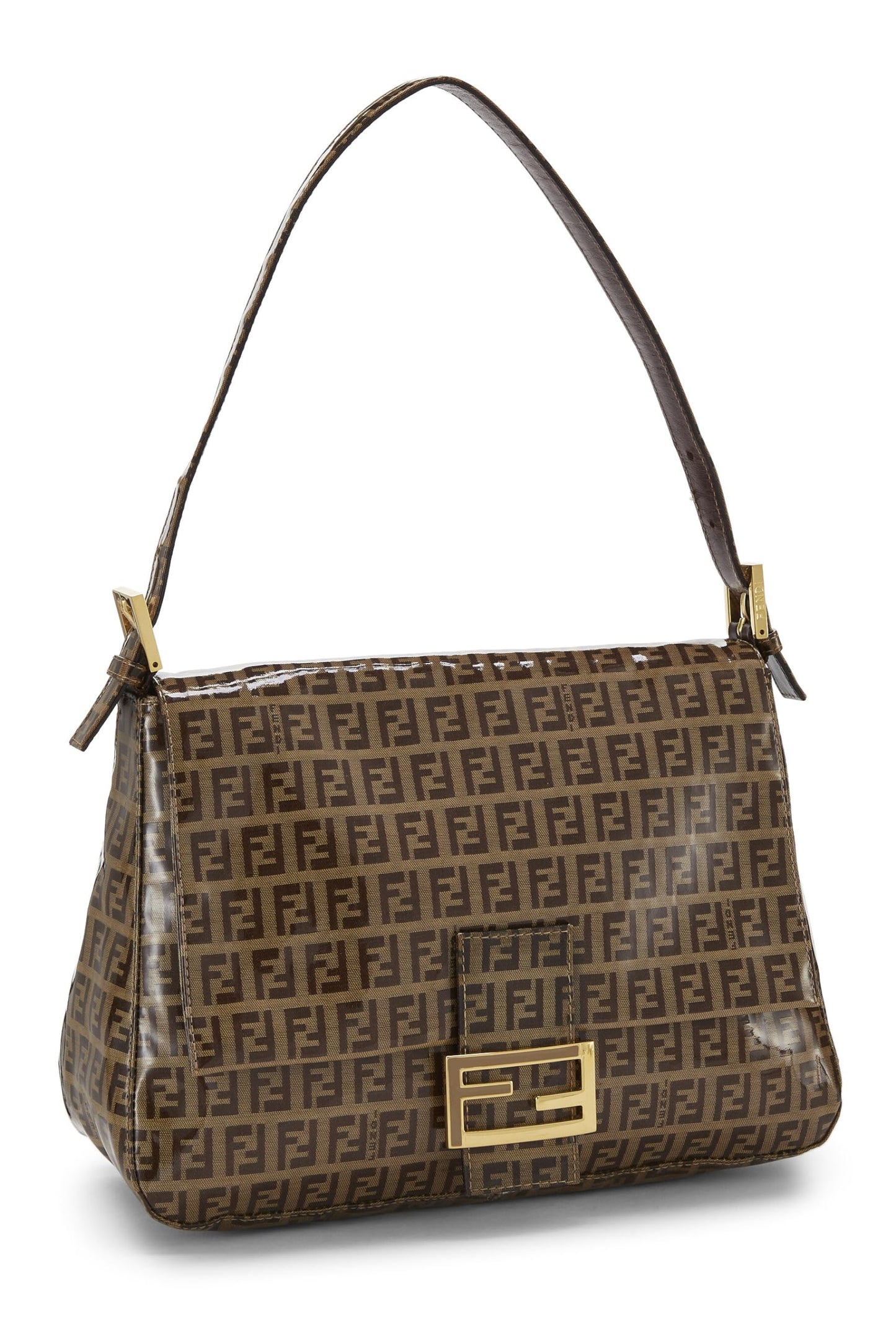 Fendi, Brown Zucchino Vinyl Mama, Brown