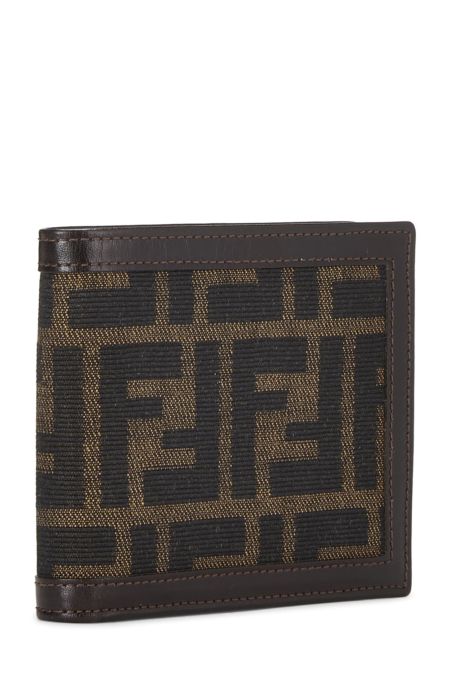 Fendi, Brown Zucca Coated Canvas Wallet, Brown