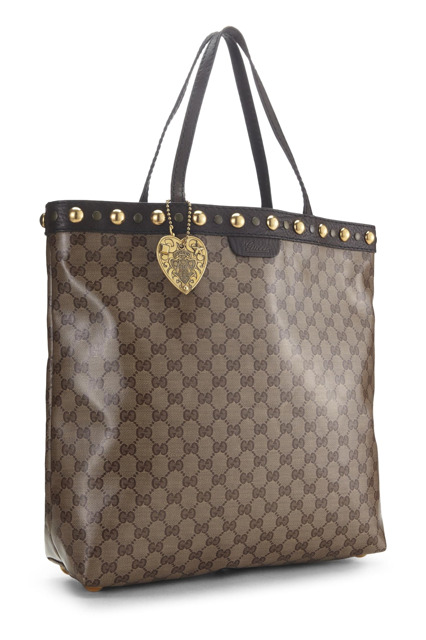 Gucci, Brown Original GG Crystal Canvas Tote, Brown