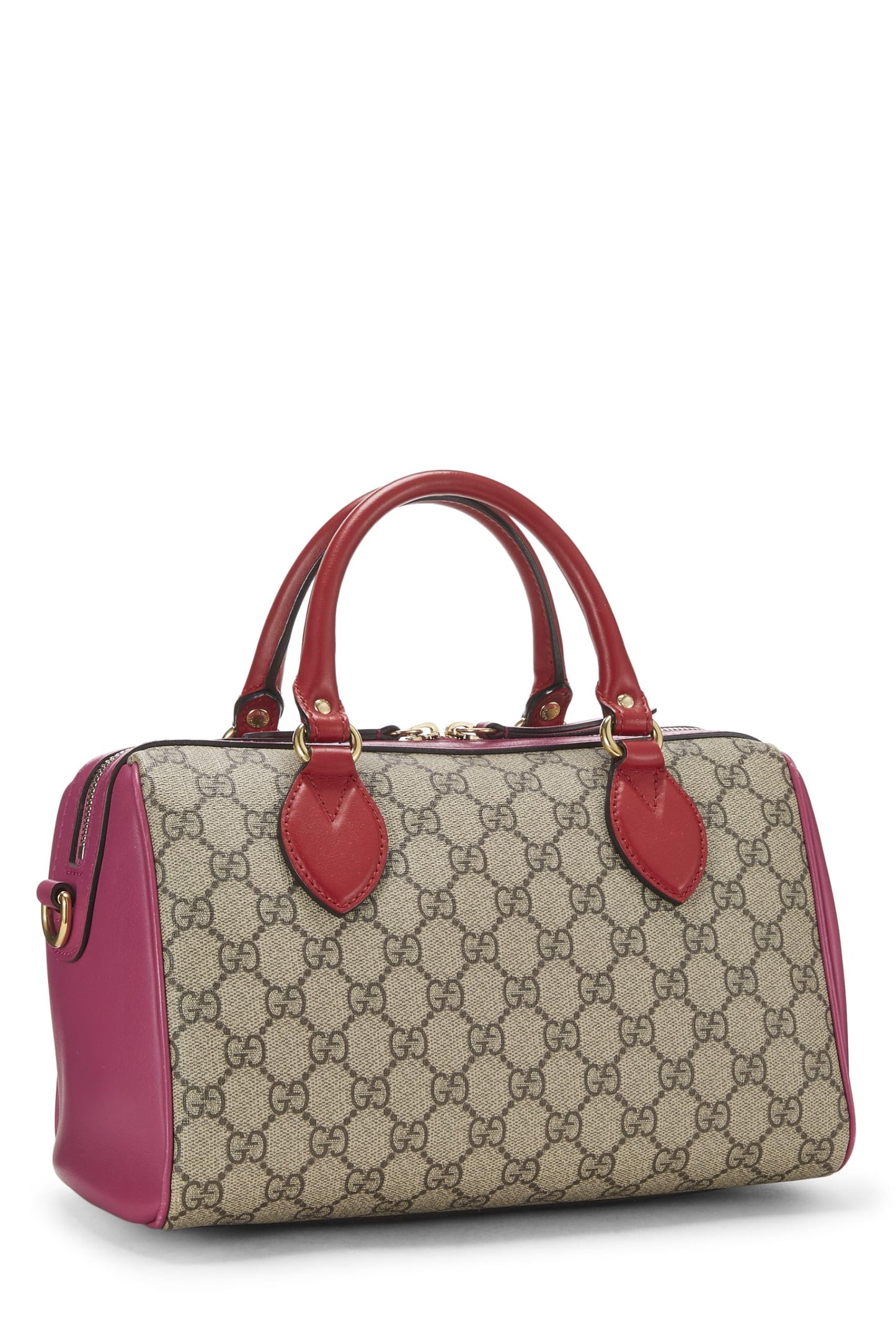 Gucci, Multicolor GG Supreme Canvas Boston Handbag Small, Multi