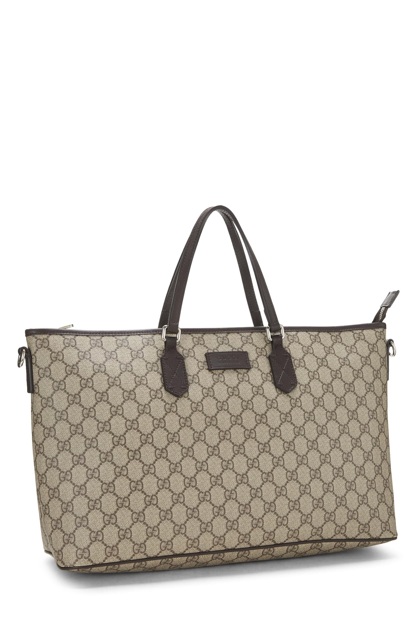 Gucci, Original GG Supreme Canvas Tote Large, Brown