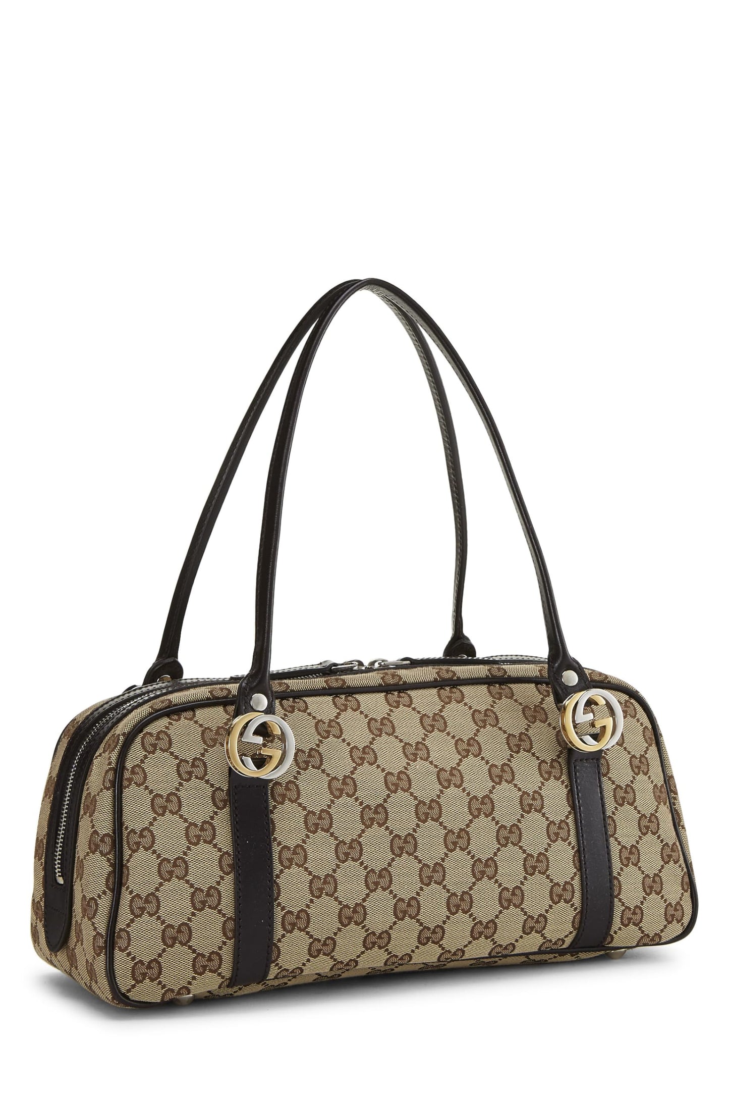 Gucci, Original GG Canvas Twins Boston Bag, Black