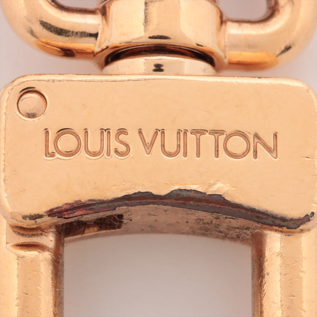 Louis Vuitton Porteokle Berry DI0230 Charm GP Leather Black × G