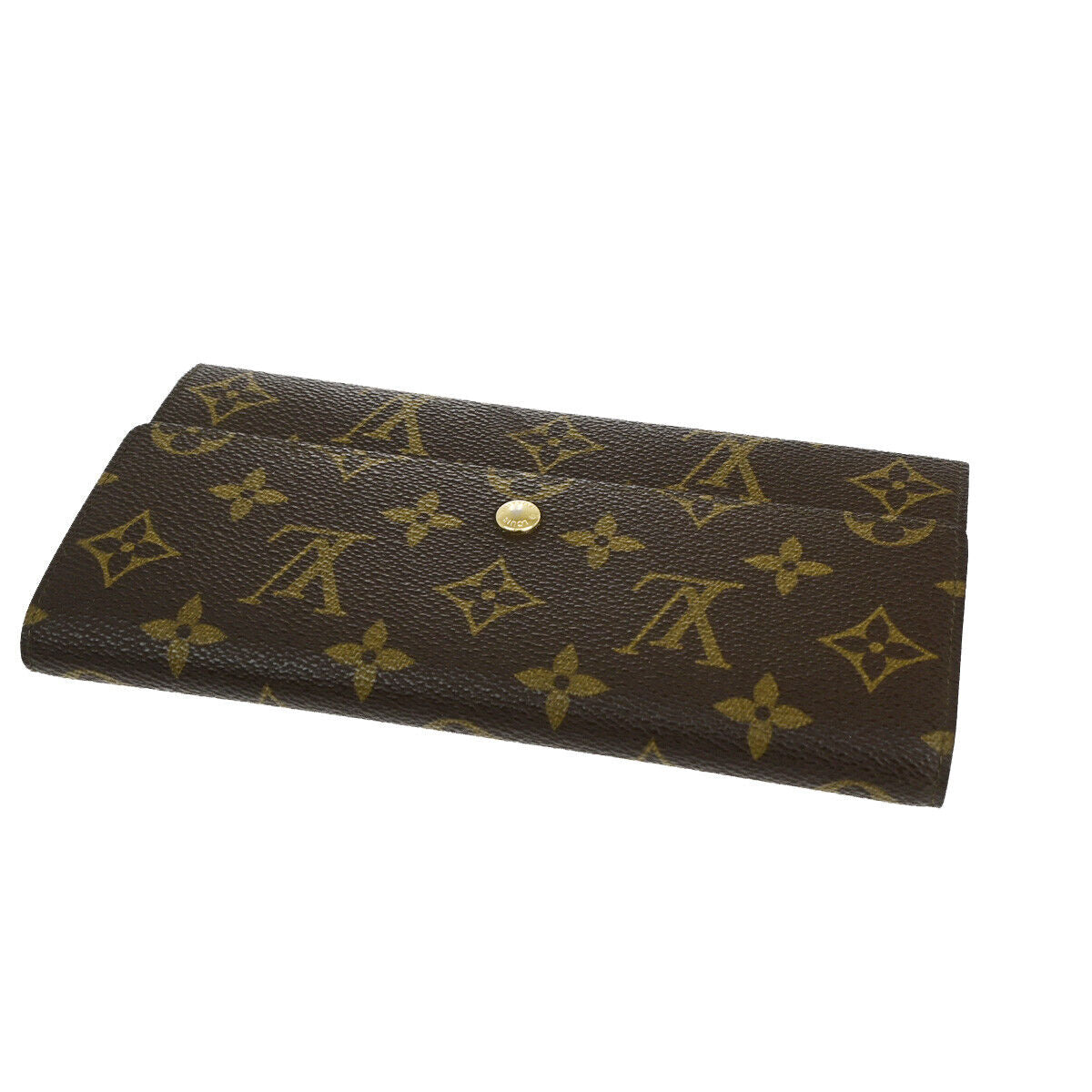 Louis Vuitton Portefeuille Sarah Canvas Wallet
