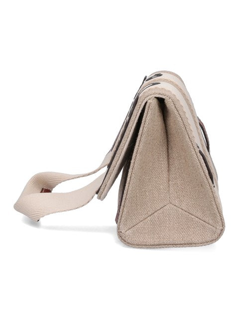 Chloé Women Linen Shoulder Bag