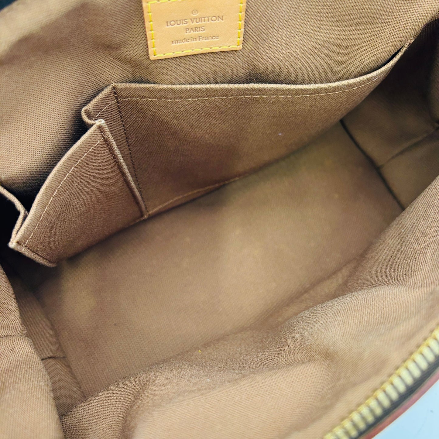 LOUIS VUITTON Tivoli PM Brown Monogram Leather Women's Shoulder Bag GP10180816