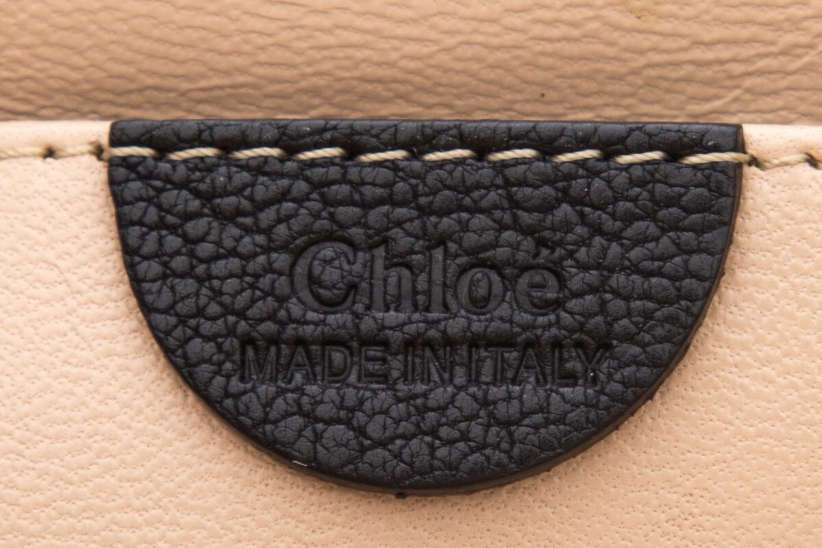 Chloe Black Goatskin "Elise" Small Handbag