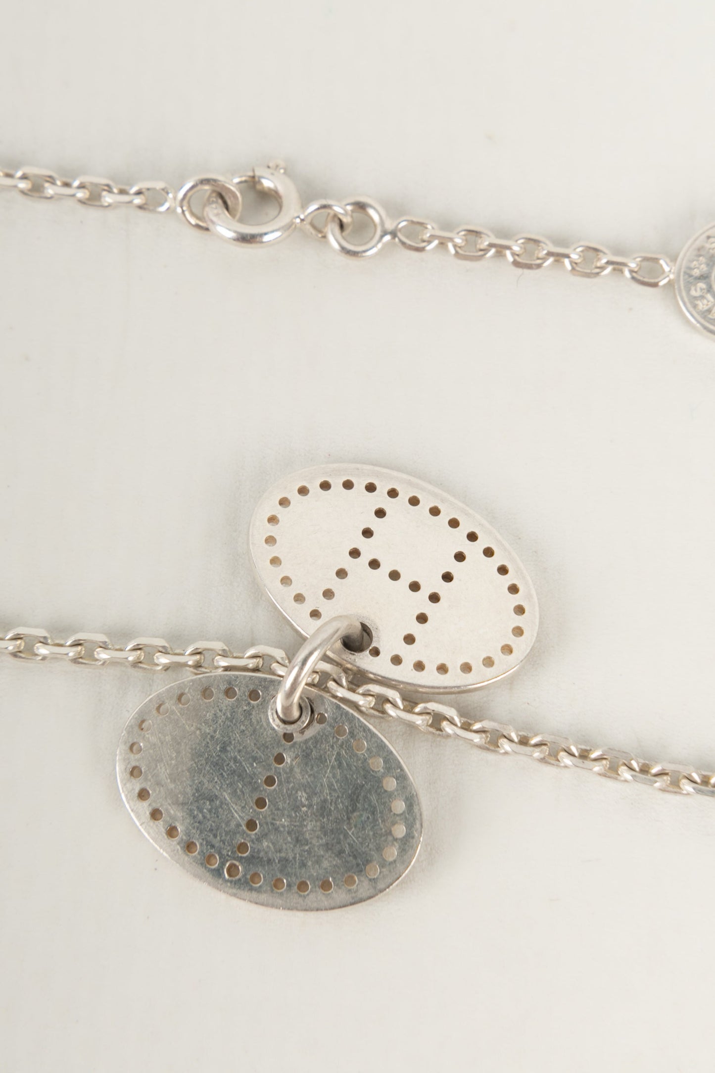 Collier en argent Hermès