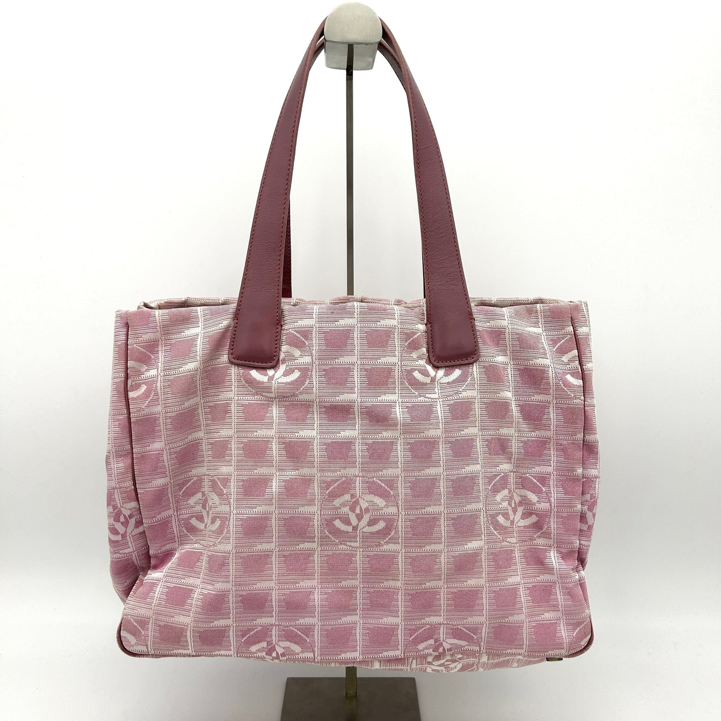 Chanel Bags Travel Line Tote In Pink And White ch8814dd